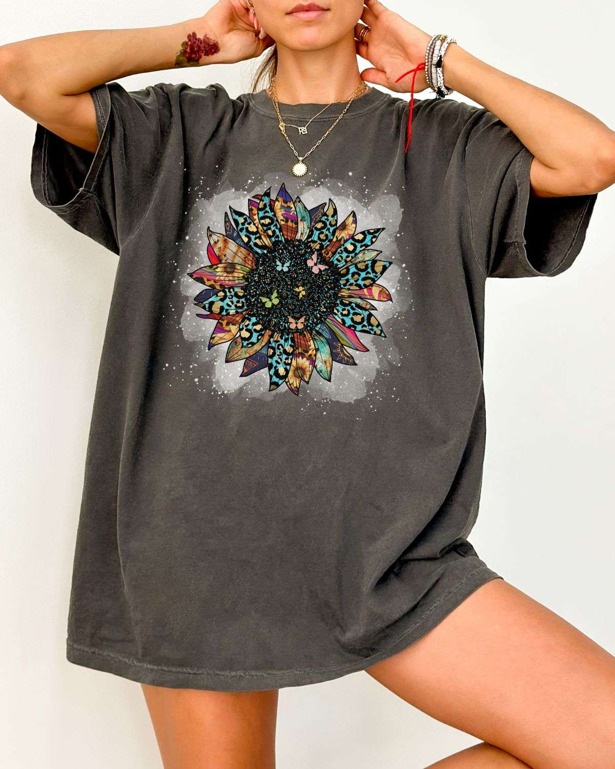 Boho Bloom Wildflower T-shirt - T-Shirt