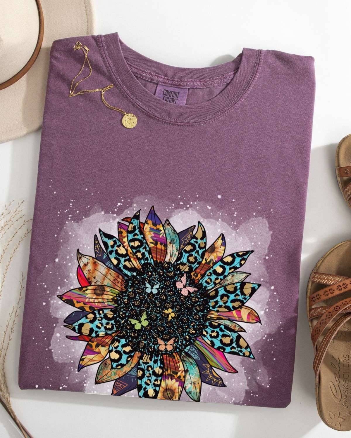 Boho Bloom Wildflower T-shirt - T-Shirt