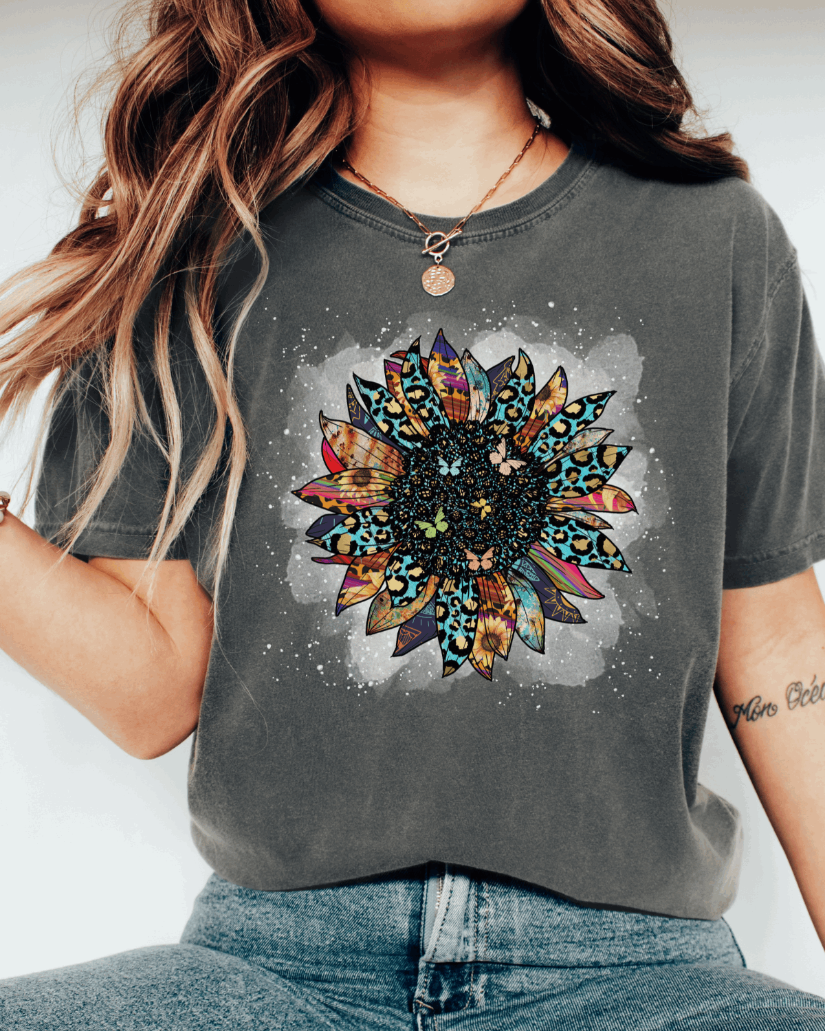 Boho Bloom Wildflower T-shirt - T-Shirt
