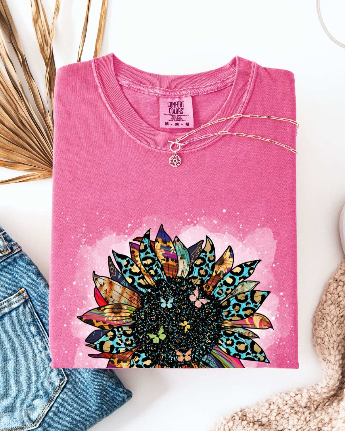 Boho Bloom Wildflower T-shirt - T-Shirt