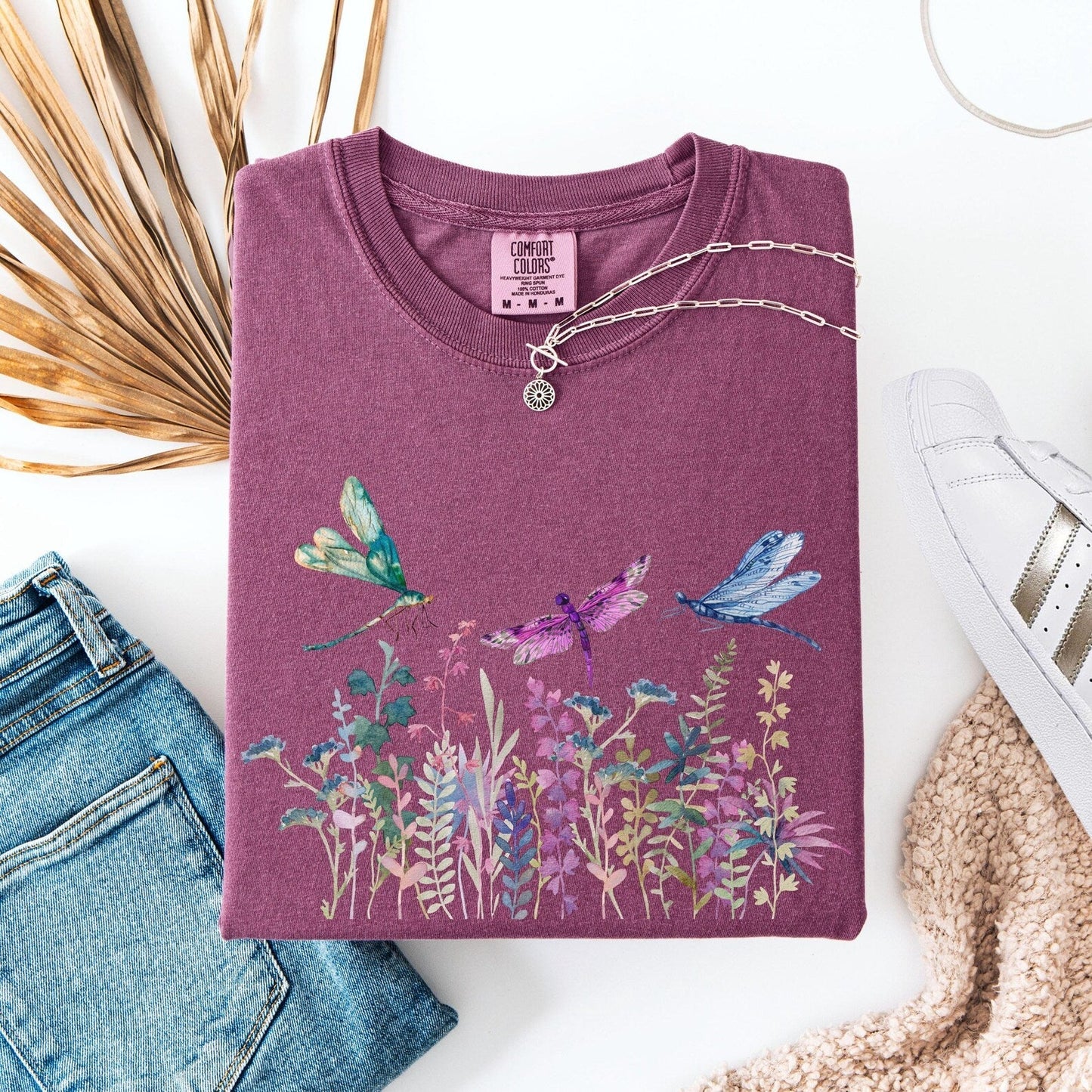 Dragonfly Garden T-Shirt - Fairy Dust Tee Shop