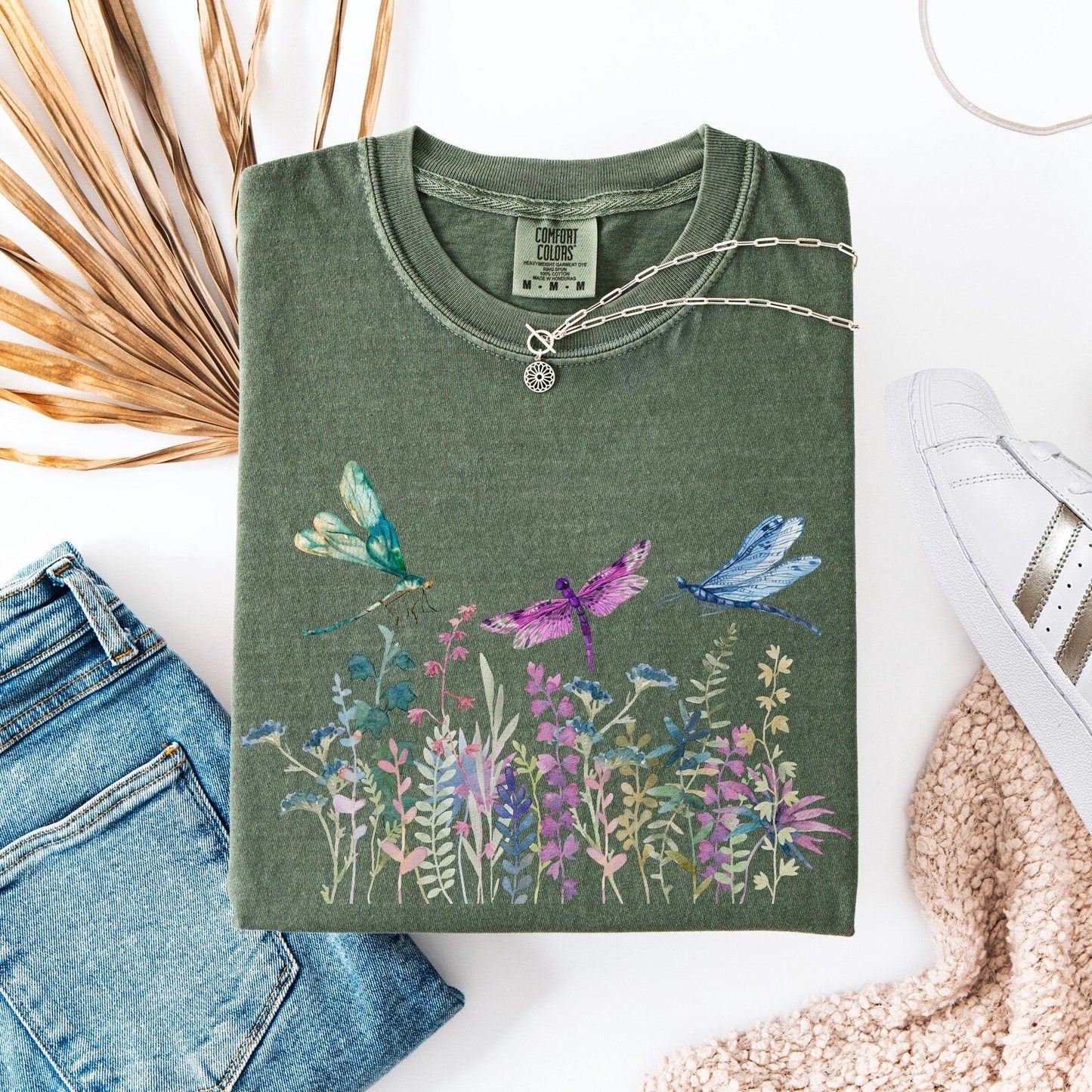 Dragonfly Garden T-Shirt - Fairy Dust Tee Shop