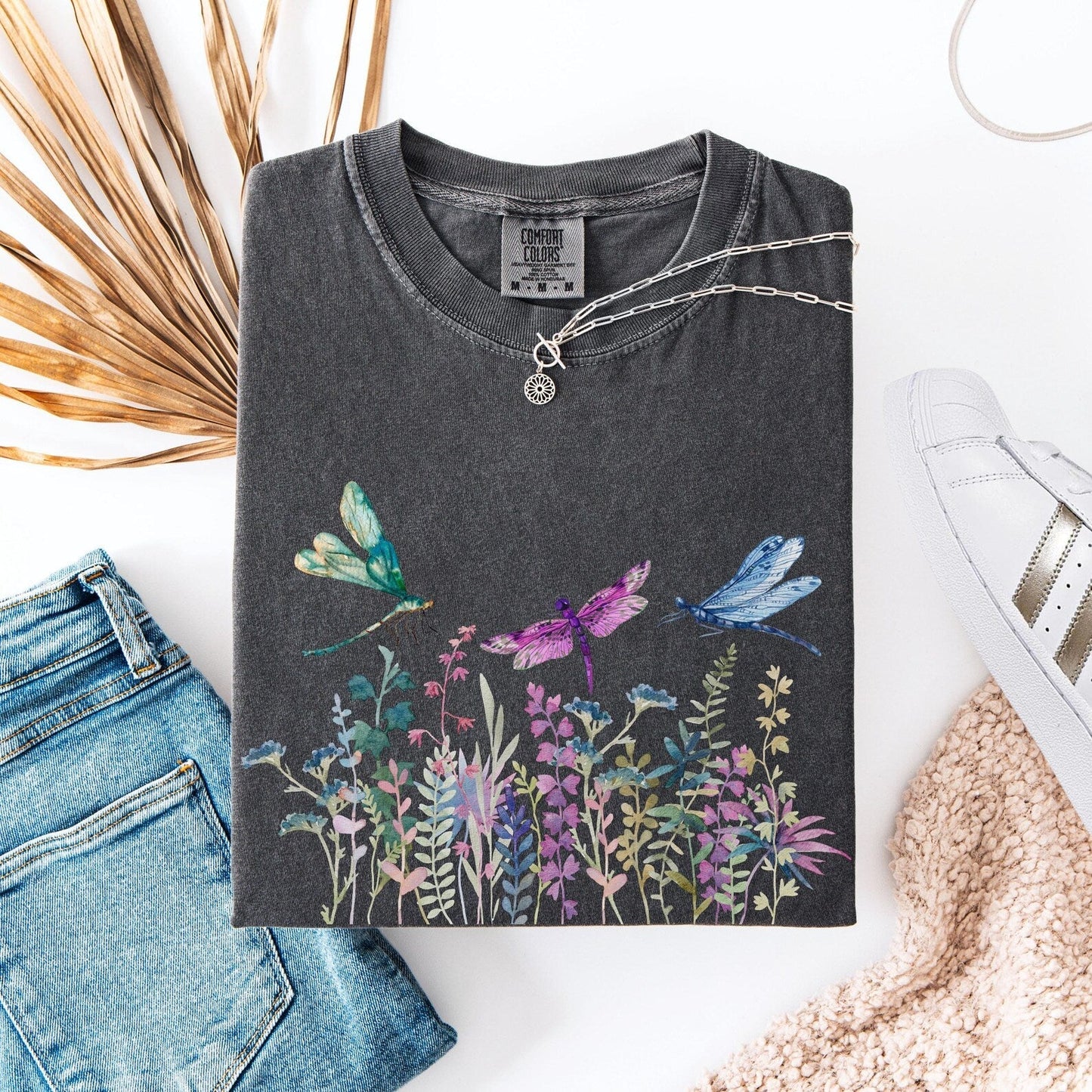 Dragonfly Garden T-Shirt - Fairy Dust Tee Shop