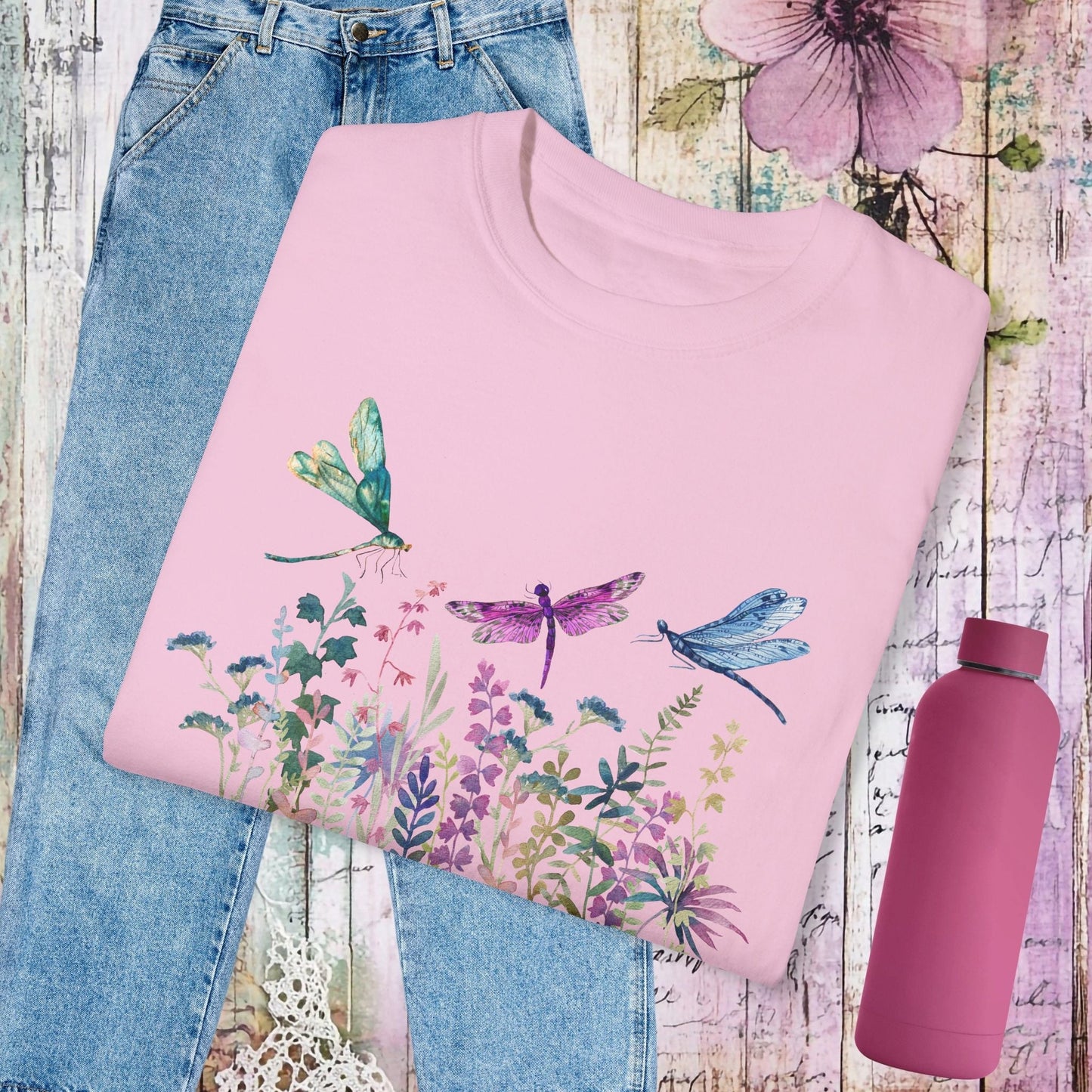 Dragonfly Garden T-Shirt - Fairy Dust Tee Shop