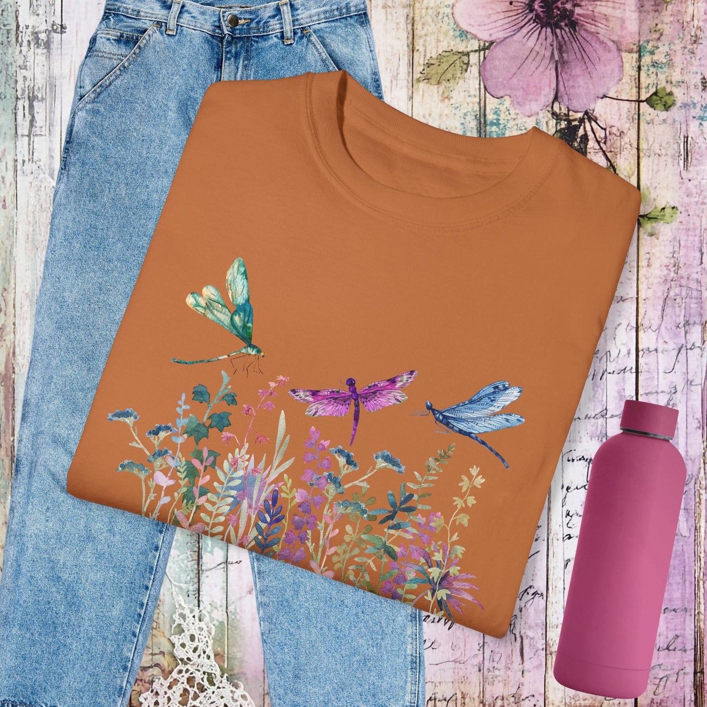Dragonfly Garden T-Shirt - Fairy Dust Tee Shop