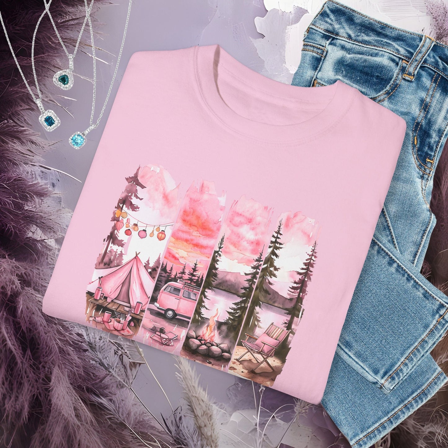Enchanted Bachelorette Camping T-shirt - T-Shirt