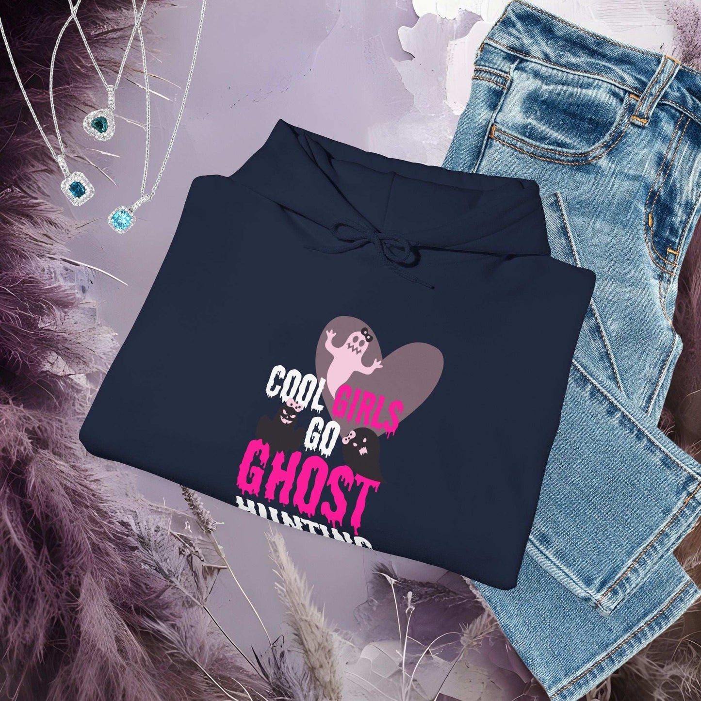Ghost Hunter Girl Hoodie - Fairy Dust Tee Shop
