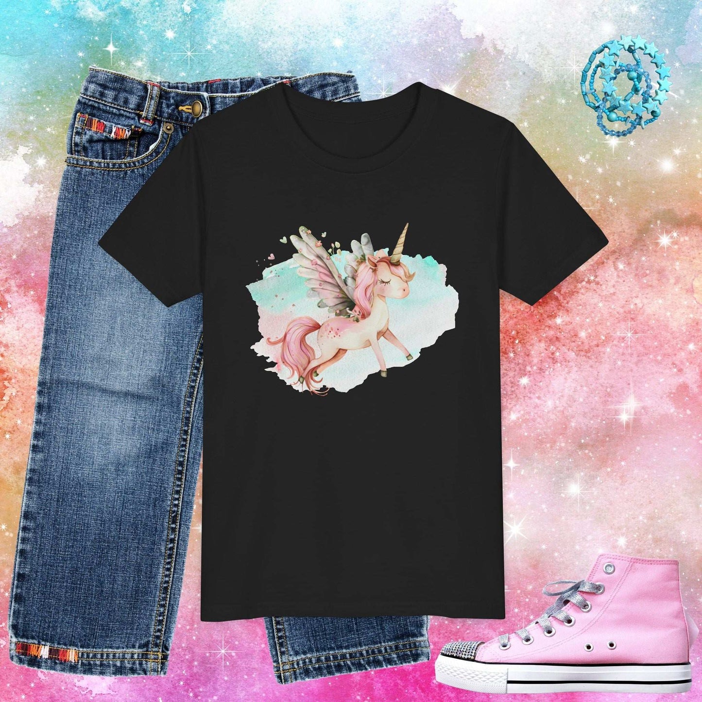 Magical Unicorn Youth T-shirt - Fairy Dust Tee Shop