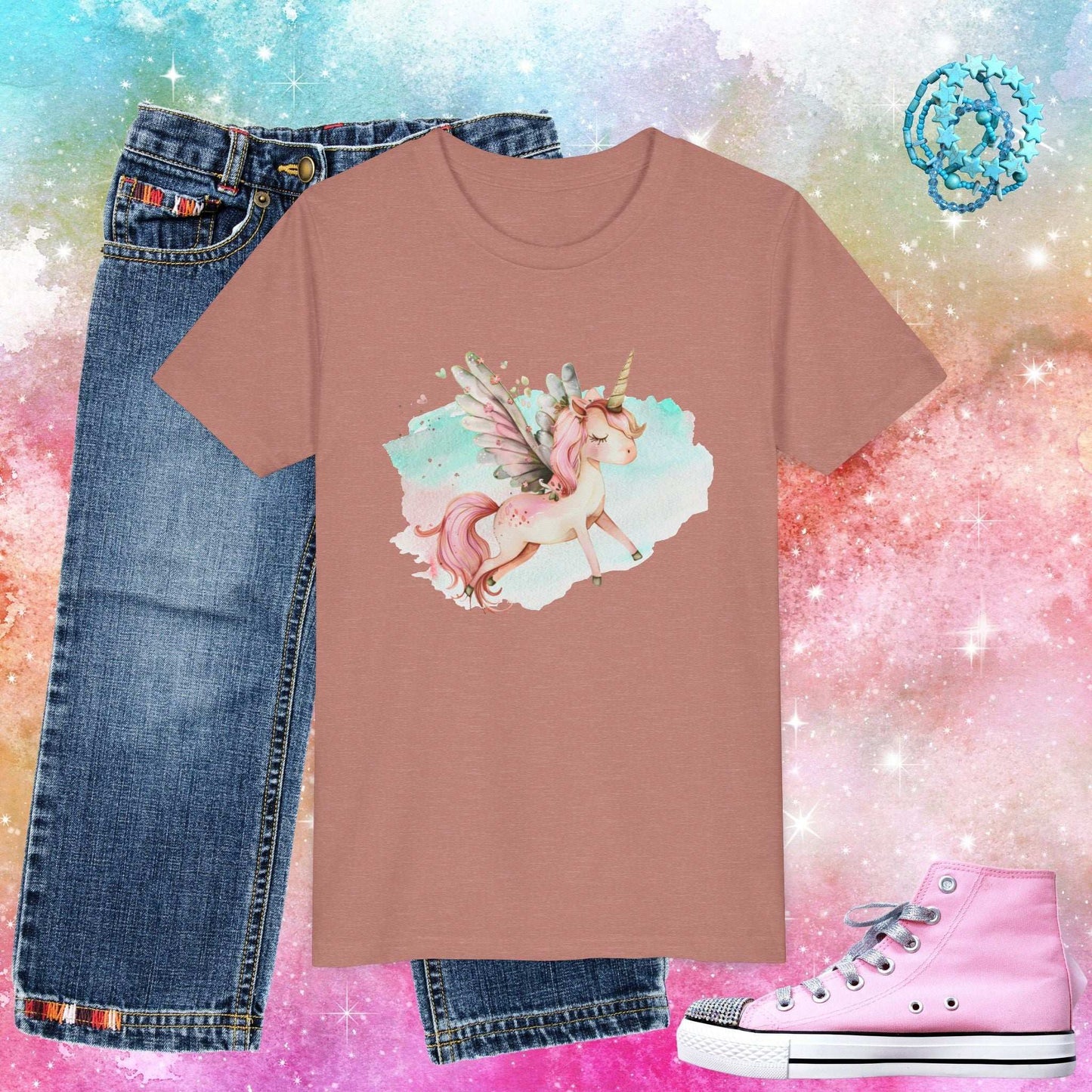Magical Unicorn Youth T-shirt - Fairy Dust Tee Shop