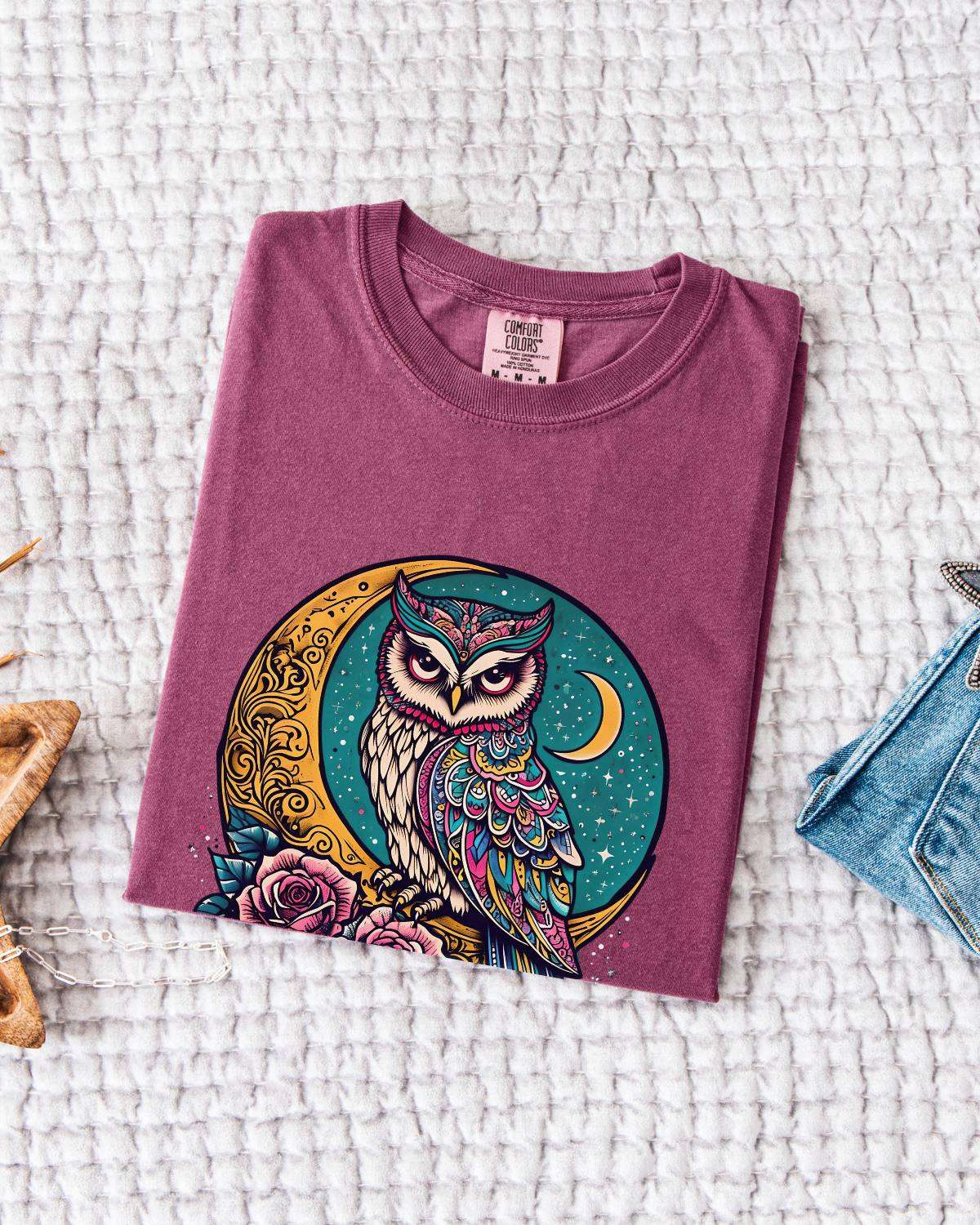 Mystical Owl T-Shirt - T-Shirt