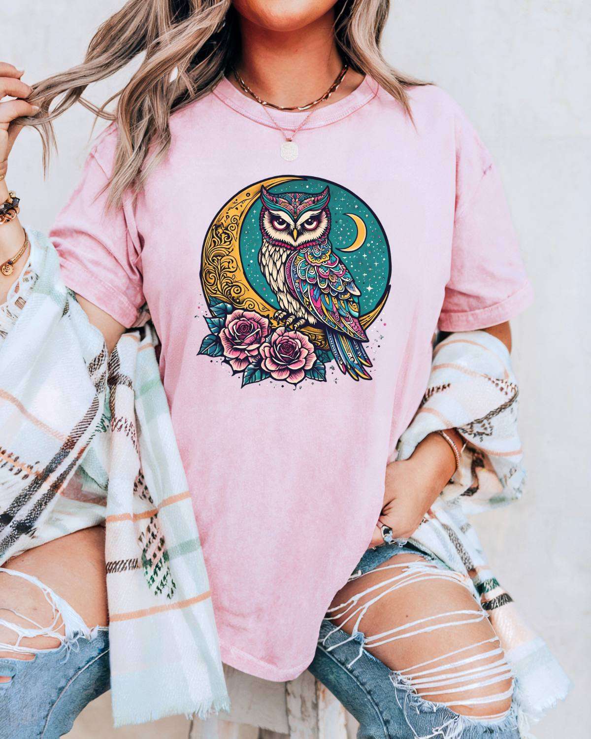 Mystical Owl T-Shirt - T-Shirt