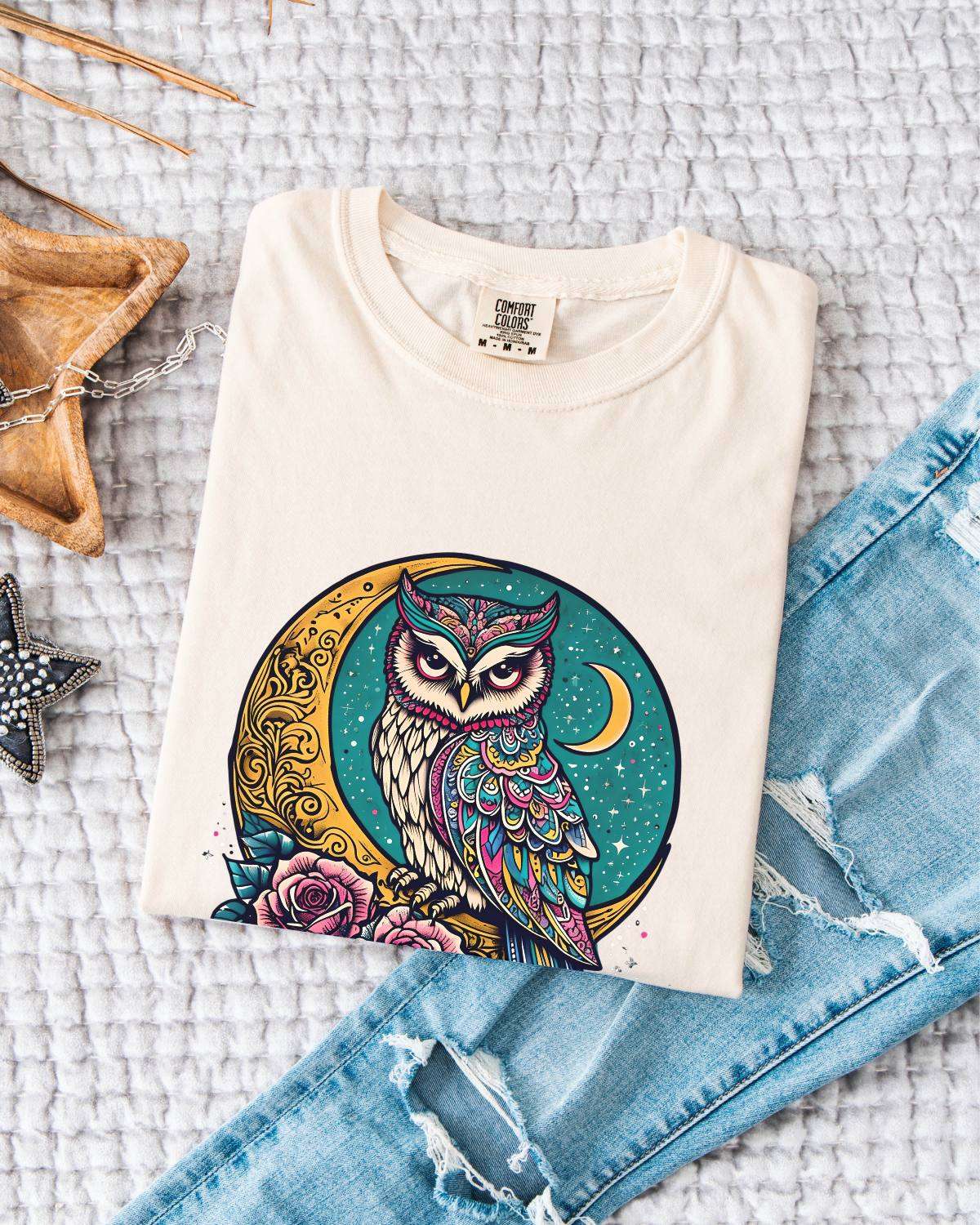 Mystical Owl T-Shirt - T-Shirt