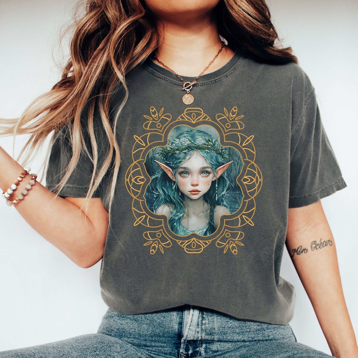Mystical Water Sprite T-Shirt - Fairy Dust Tee Shop