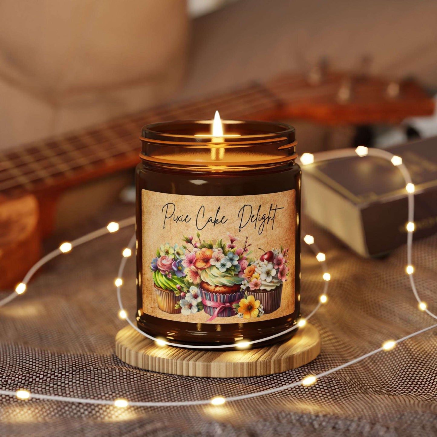 Pixie Cake Delights 9oz Candle - Fairy Dust Tee Shop