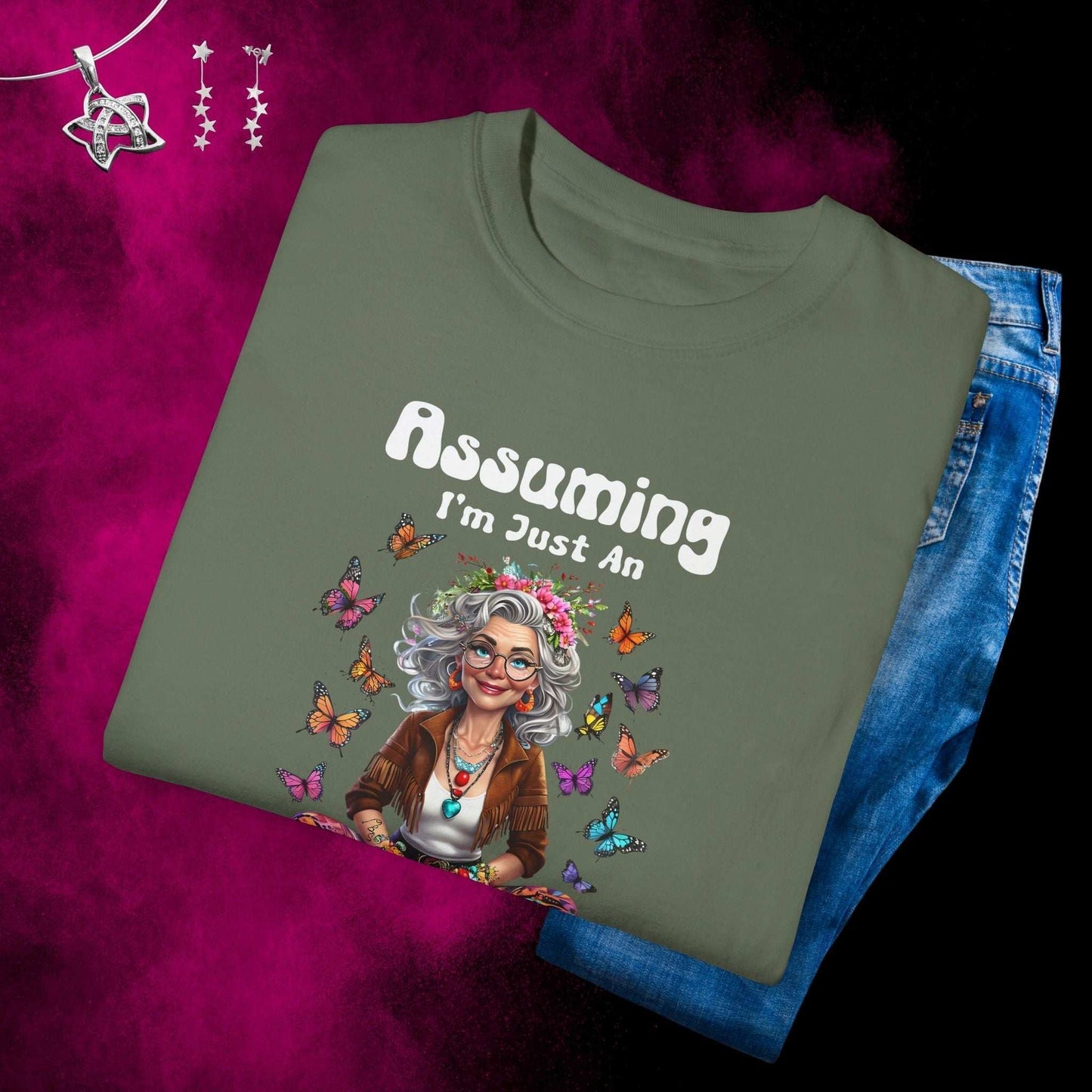 Sarcastic Grandma T-shirt - Fairy Dust Tee Shop