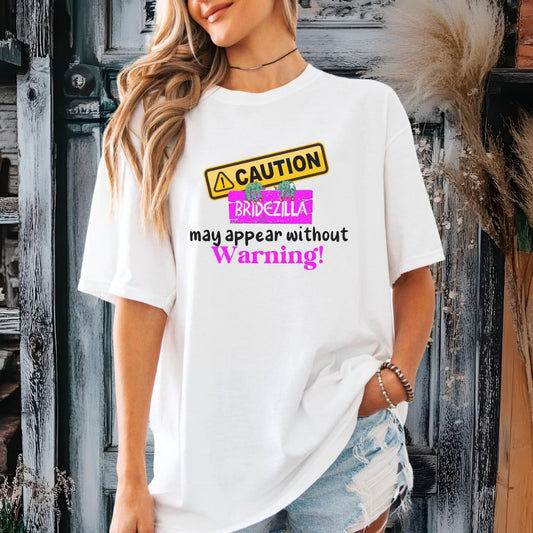 Bridezilla Funny Bride T-shirt