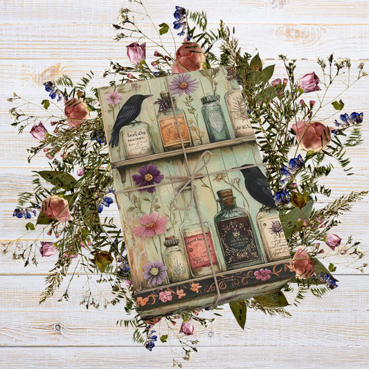 Witch's Apothecary Gift Wrap