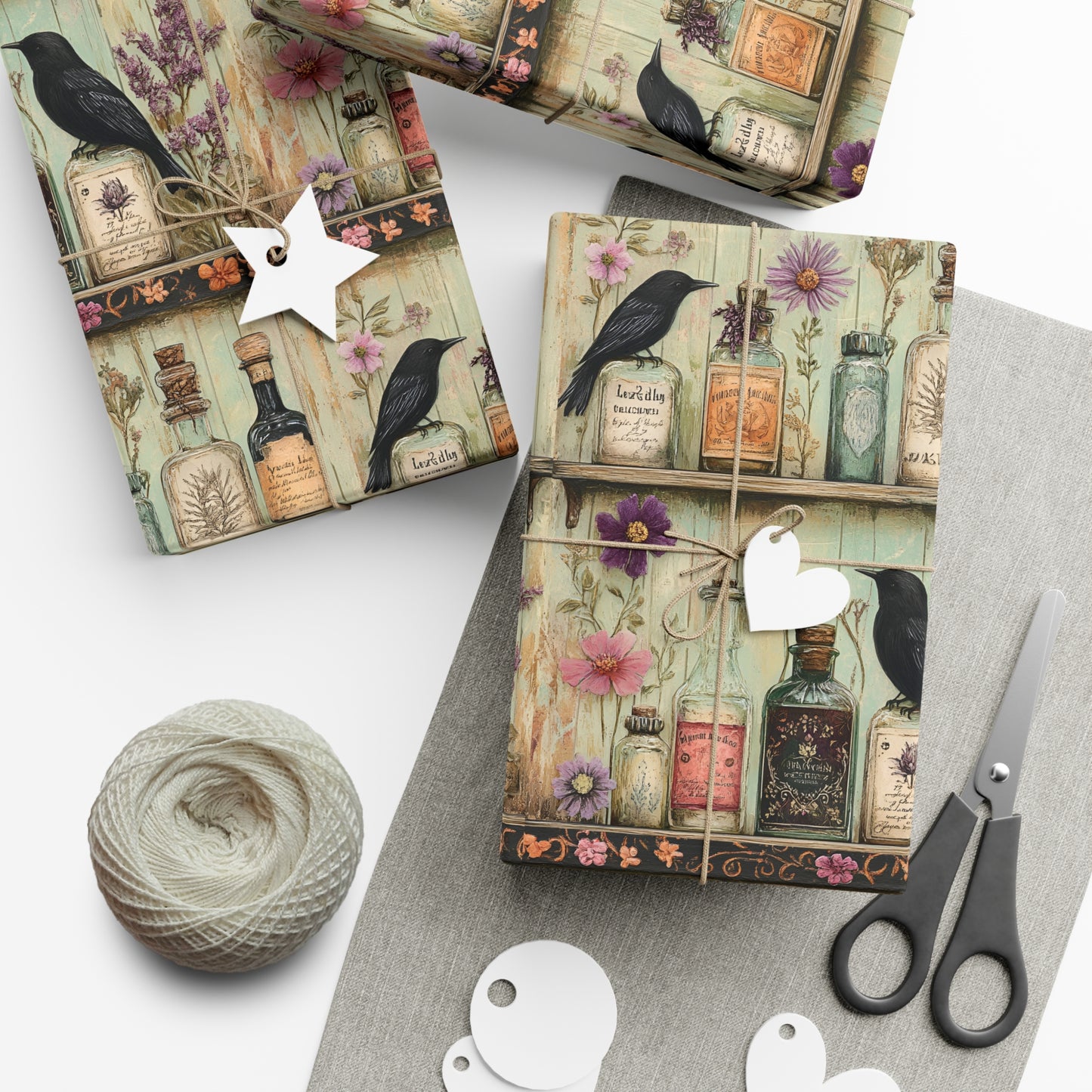 Witch's Apothecary Gift Wrap