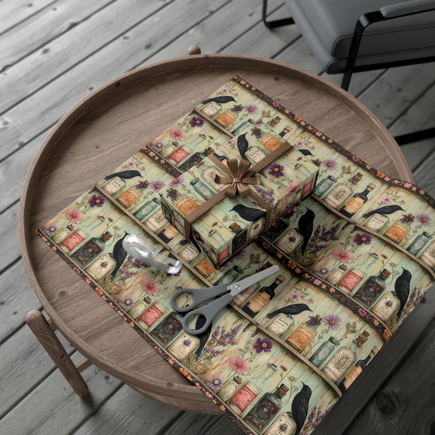 Witch's Apothecary Gift Wrap