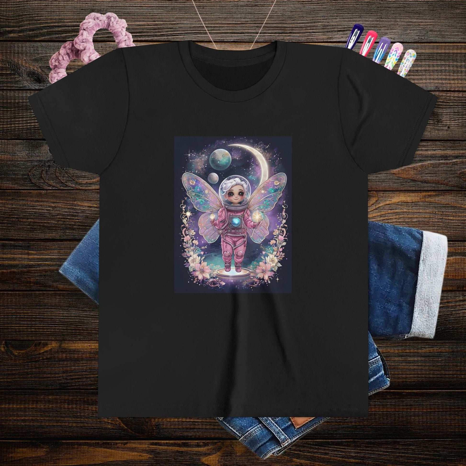 Astronaut Fairy Youth T-shirt - Fairy Dust Tee Shop