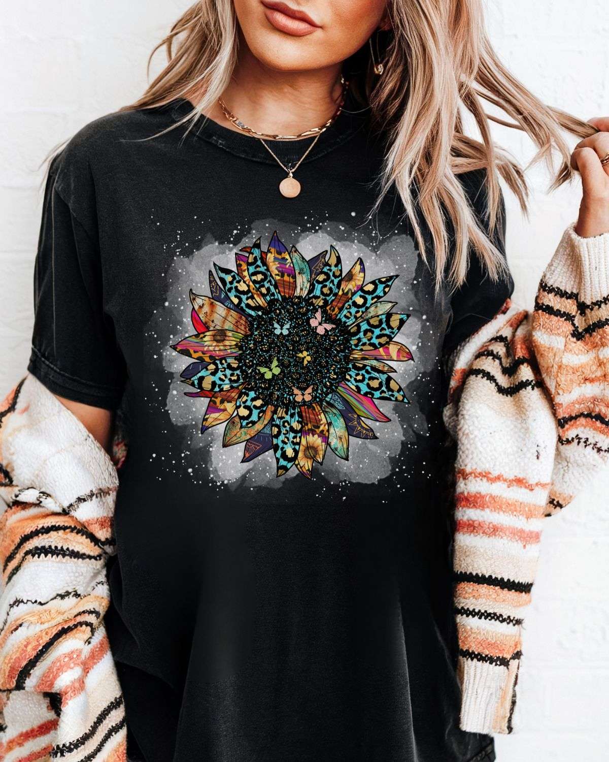 Boho Bloom Wildflower T-shirt - T-Shirt