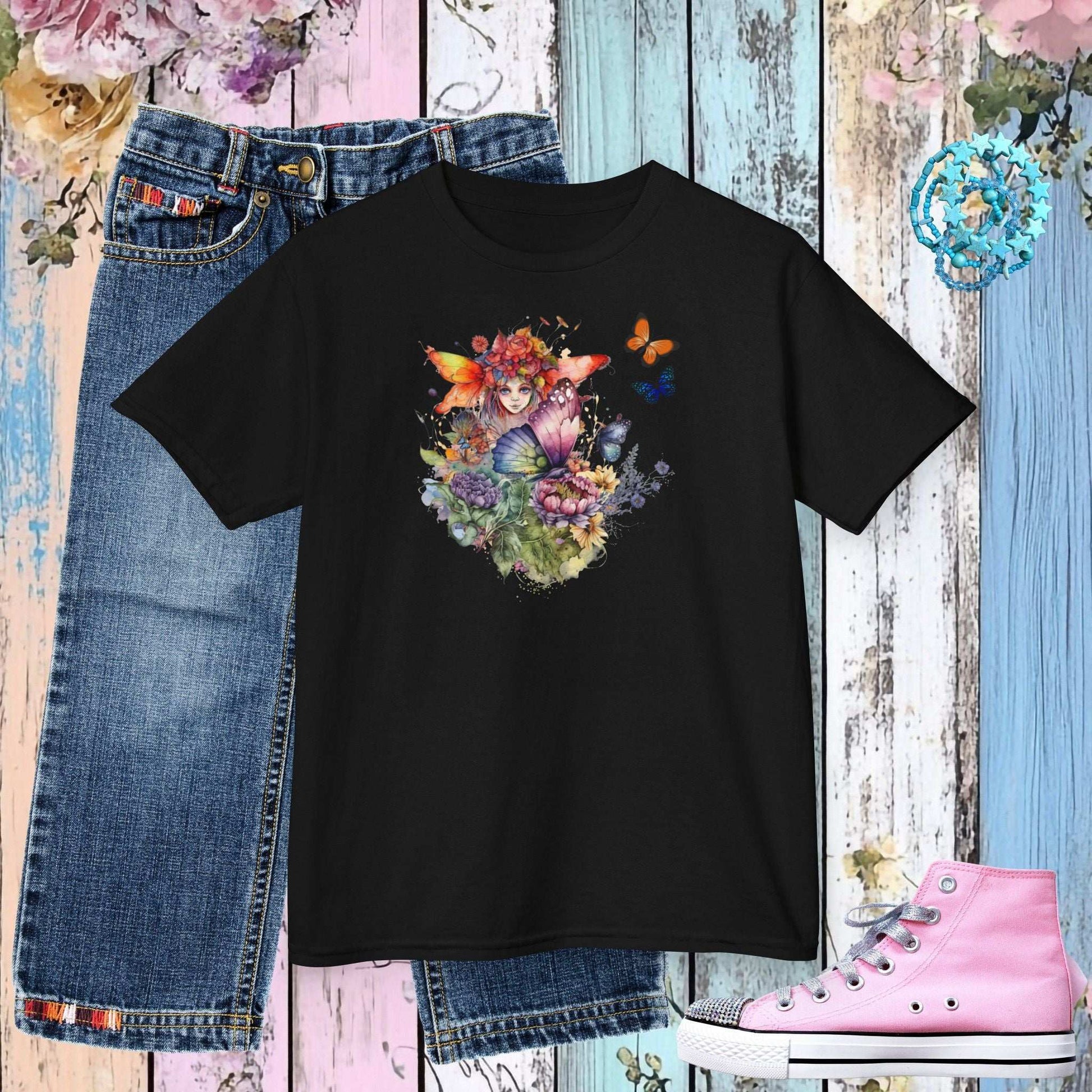 Butterfly Fairy Youth Tee - Fairy Dust Tee Shop