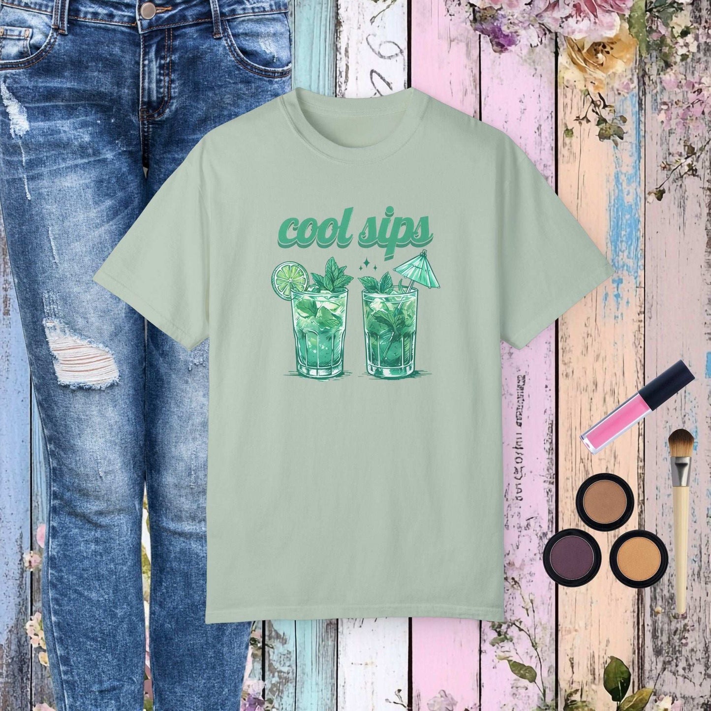 Cool Iced Drinks T-shirt - Bay / S - T-Shirt