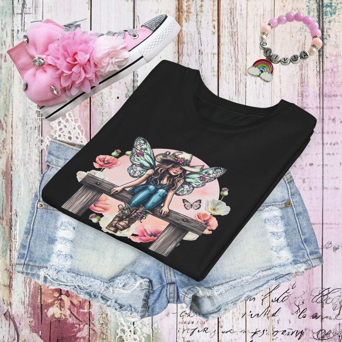 Cowgirl Fairy Youth T-shirt - Fairy Dust Tee Shop