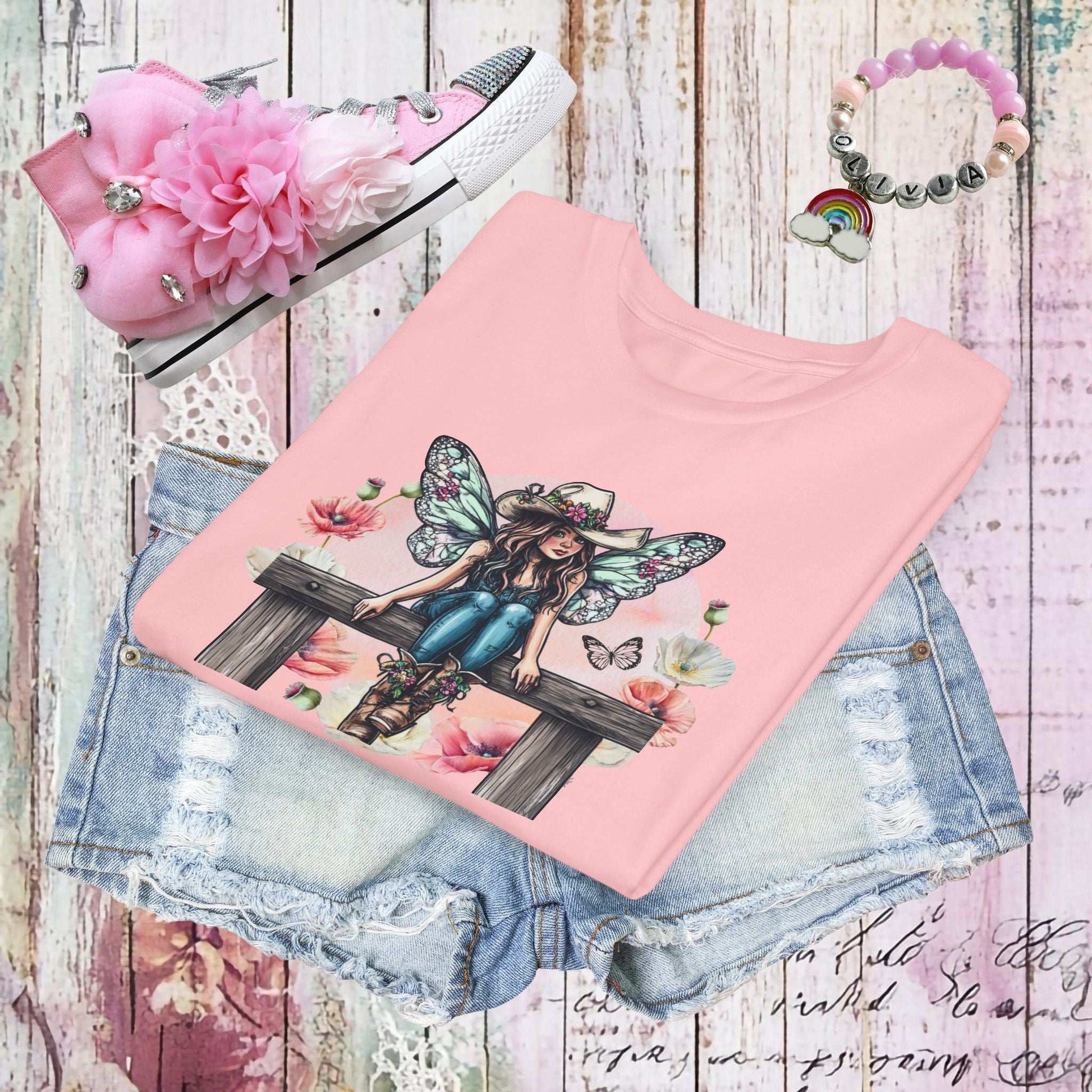Cowgirl Fairy Youth T-shirt - Fairy Dust Tee Shop