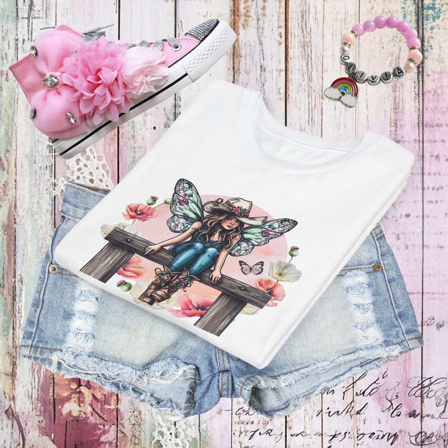 Cowgirl Fairy Youth T-shirt - Fairy Dust Tee Shop