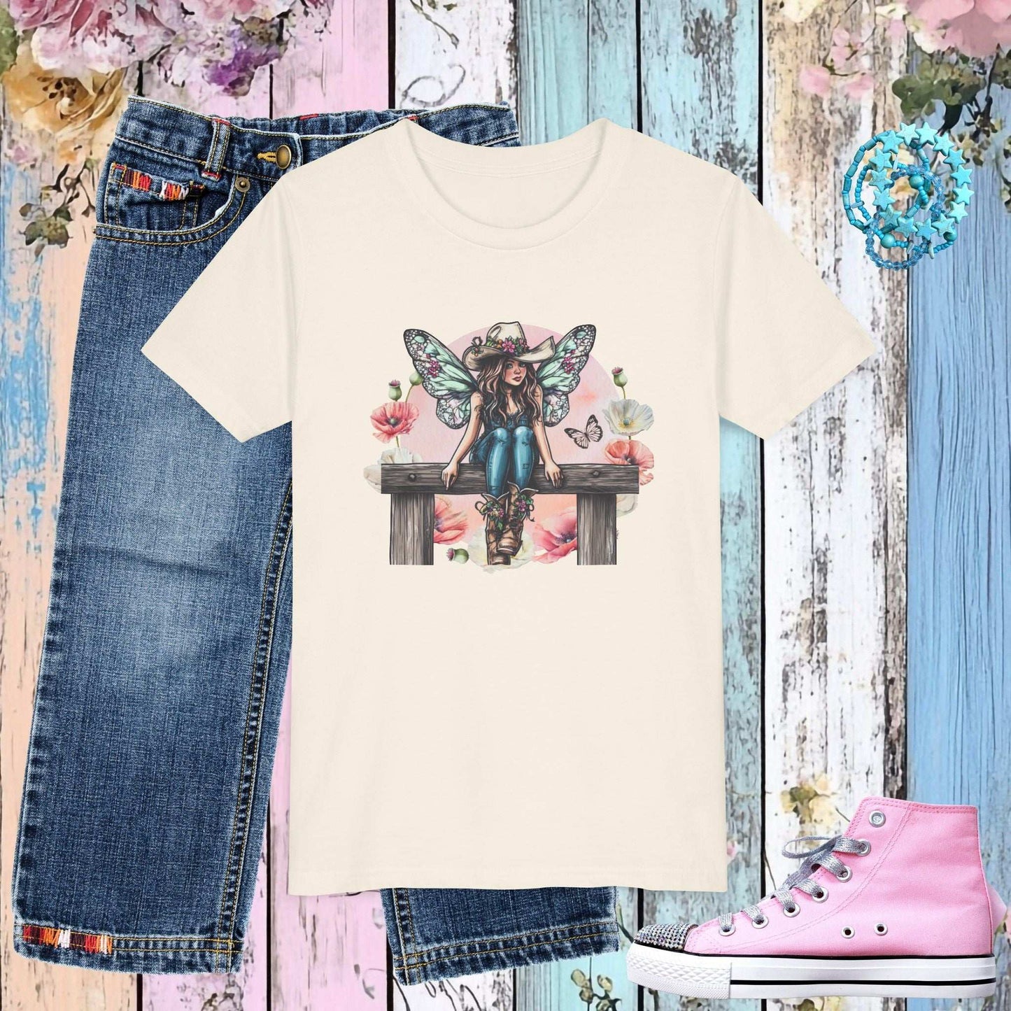 Cowgirl Fairy Youth T-shirt - Fairy Dust Tee Shop