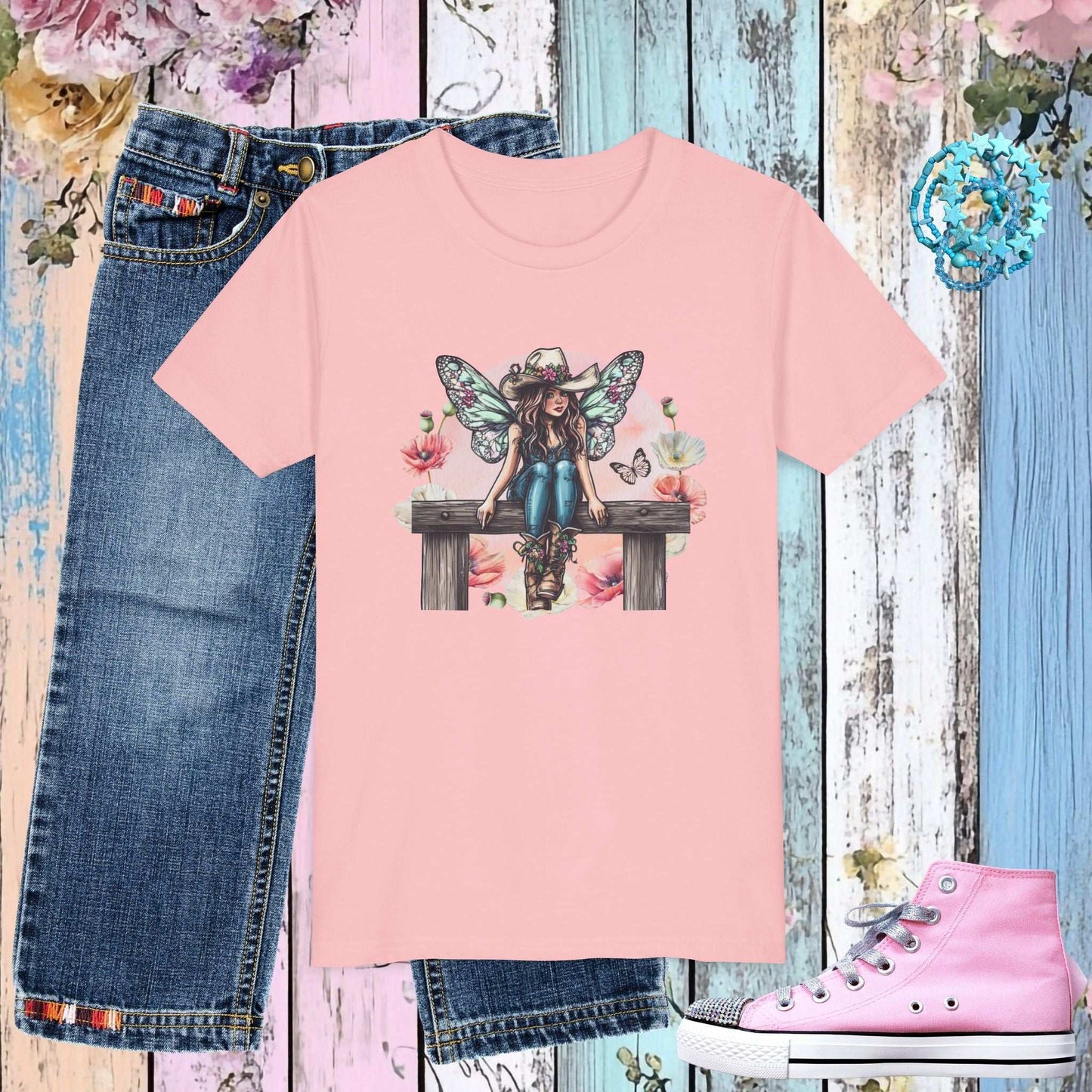 Cowgirl Fairy Youth T-shirt - Fairy Dust Tee Shop