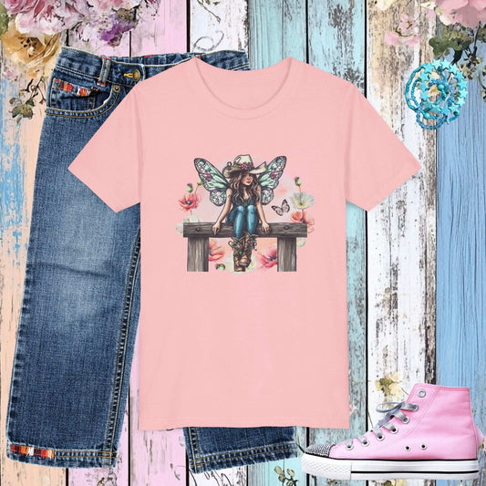 Cowgirl Fairy Youth T-shirt - Fairy Dust Tee Shop