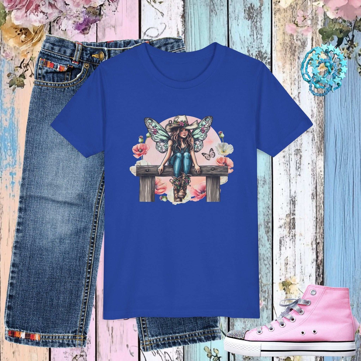 Cowgirl Fairy Youth T-shirt - Fairy Dust Tee Shop
