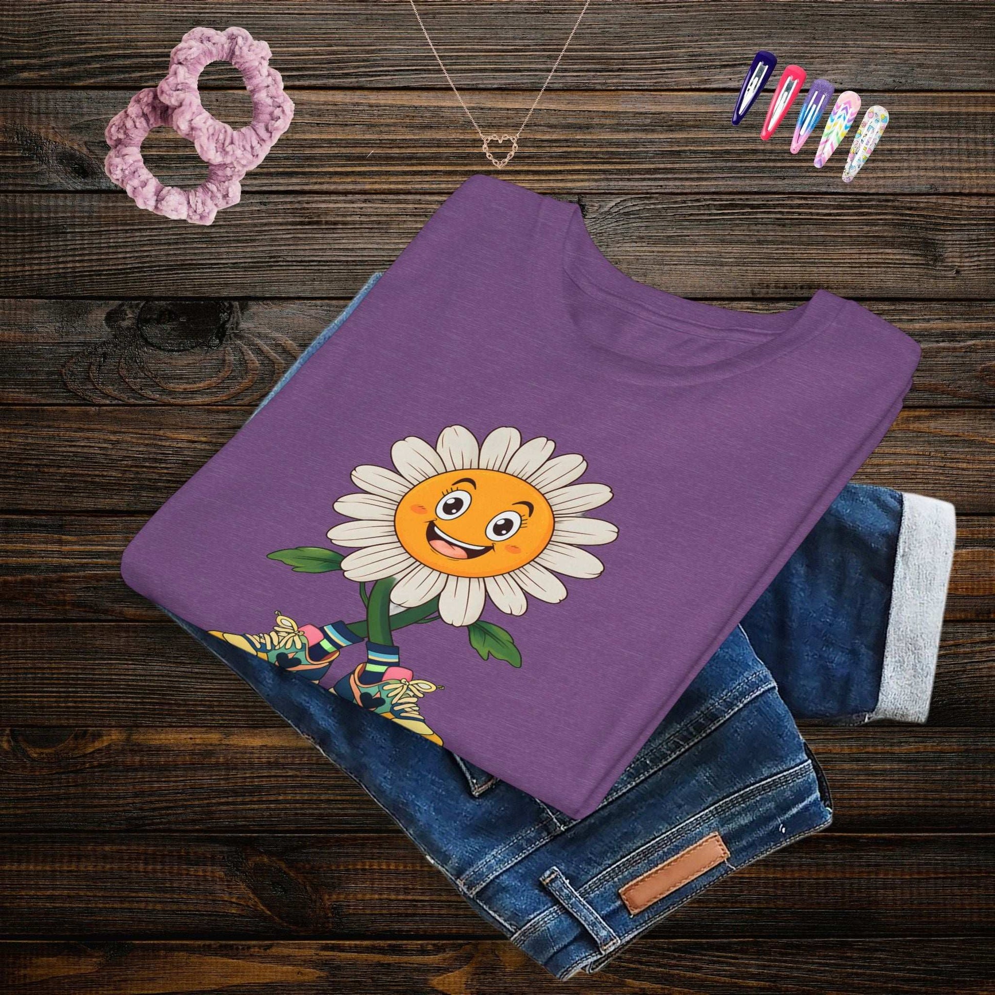 Daisy Smile Youth T-shirt - Fairy Dust Tee Shop
