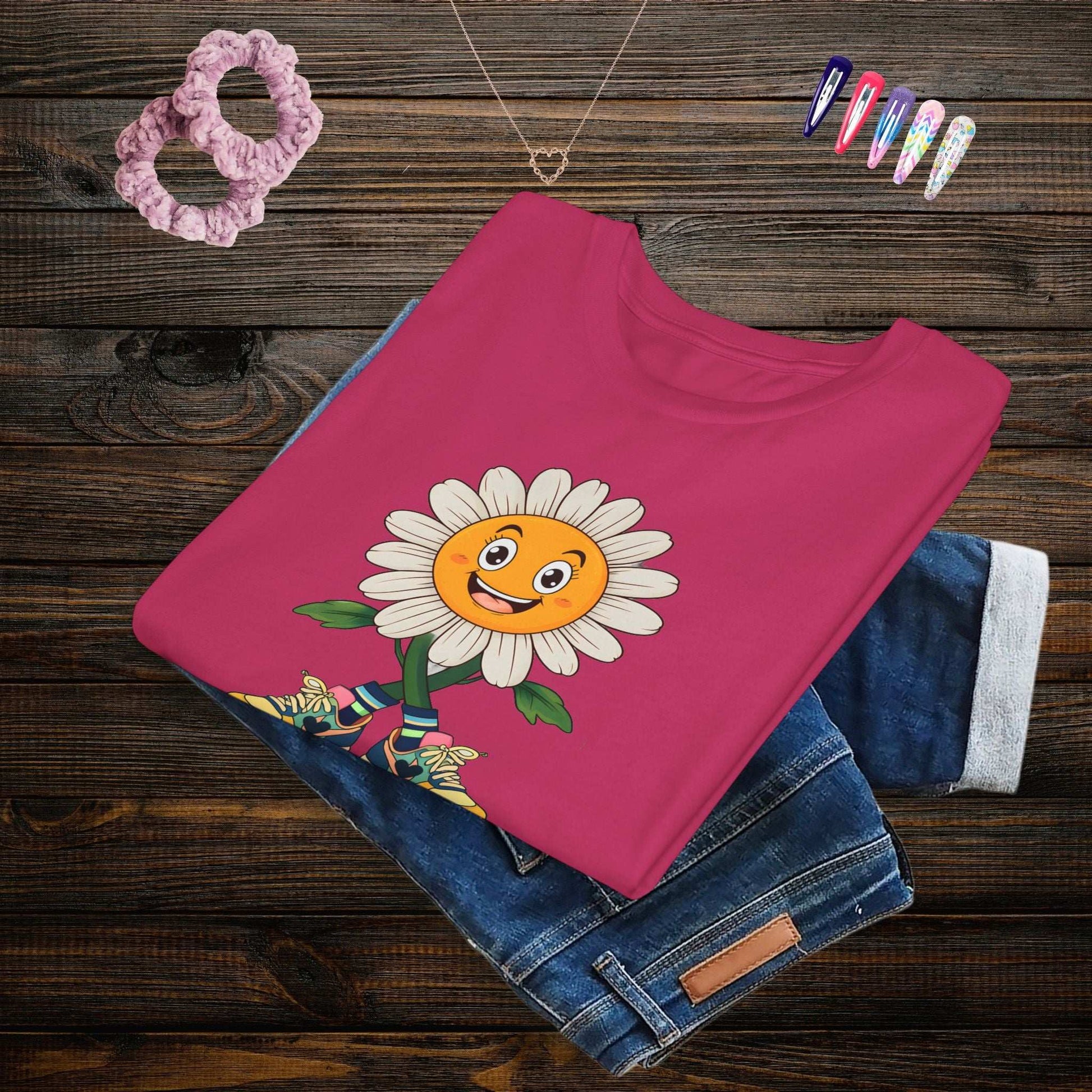 Daisy Smile Youth T-shirt - Fairy Dust Tee Shop