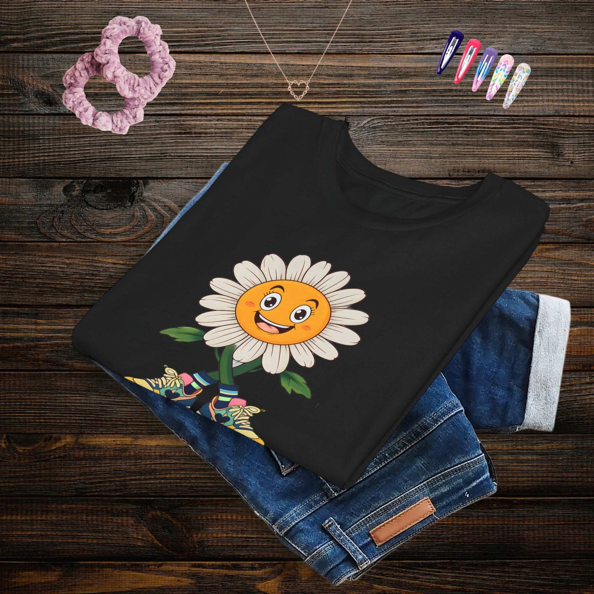 Daisy Smile Youth T-shirt - Fairy Dust Tee Shop