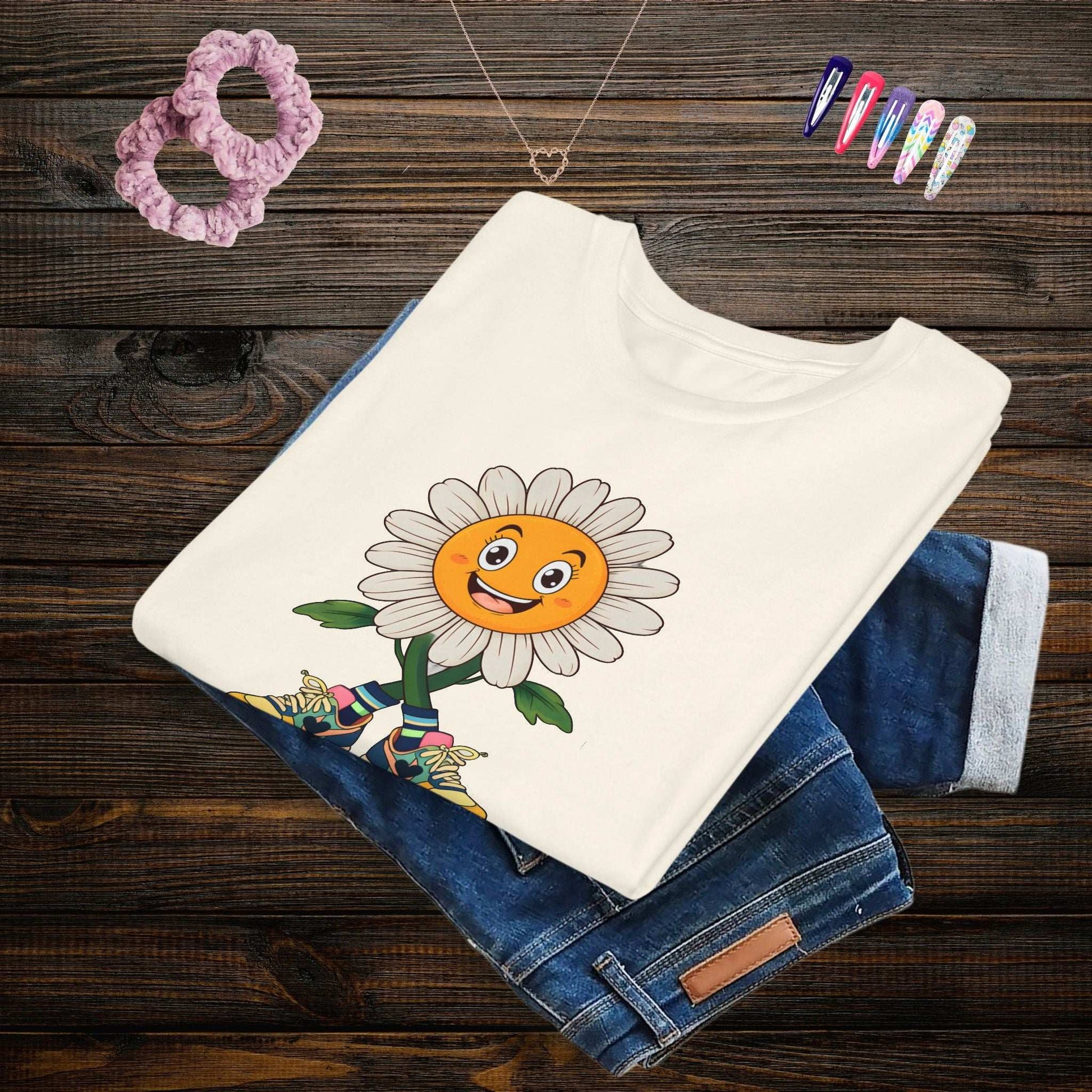 Daisy Smile Youth T-shirt - Fairy Dust Tee Shop