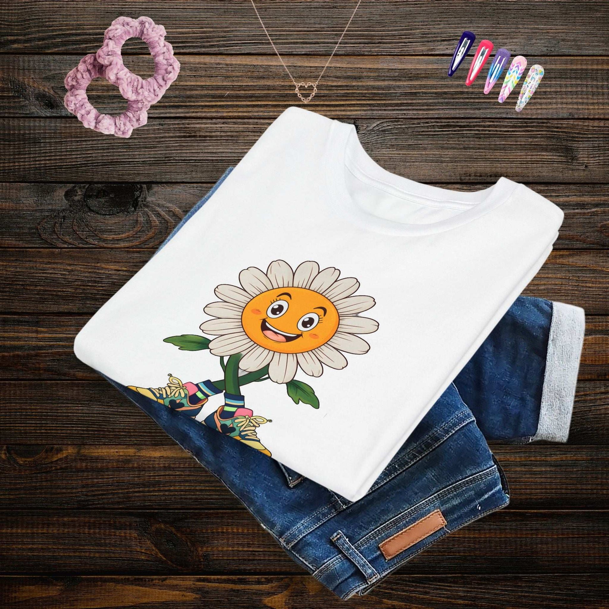 Daisy Smile Youth T-shirt - Fairy Dust Tee Shop