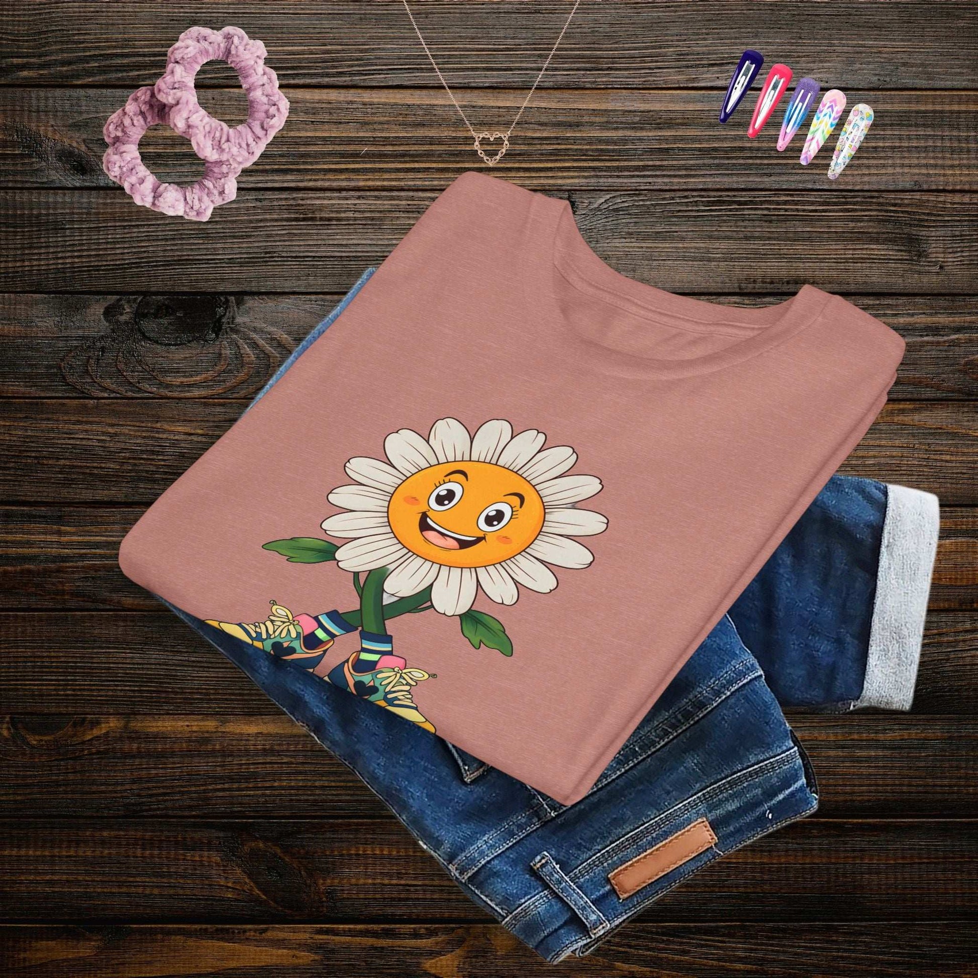 Daisy Smile Youth T-shirt - Fairy Dust Tee Shop