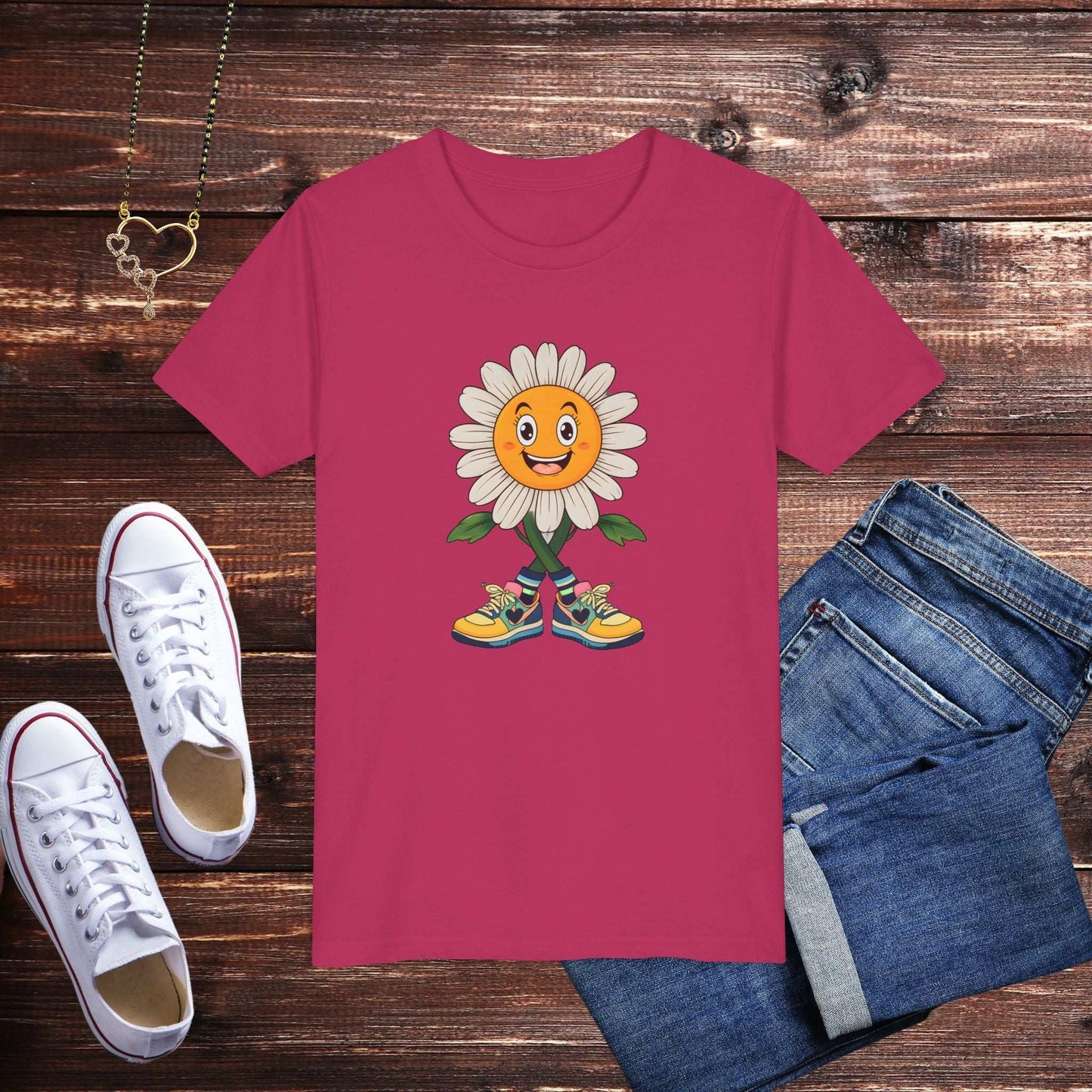 Daisy Smile Youth T-shirt - Fairy Dust Tee Shop