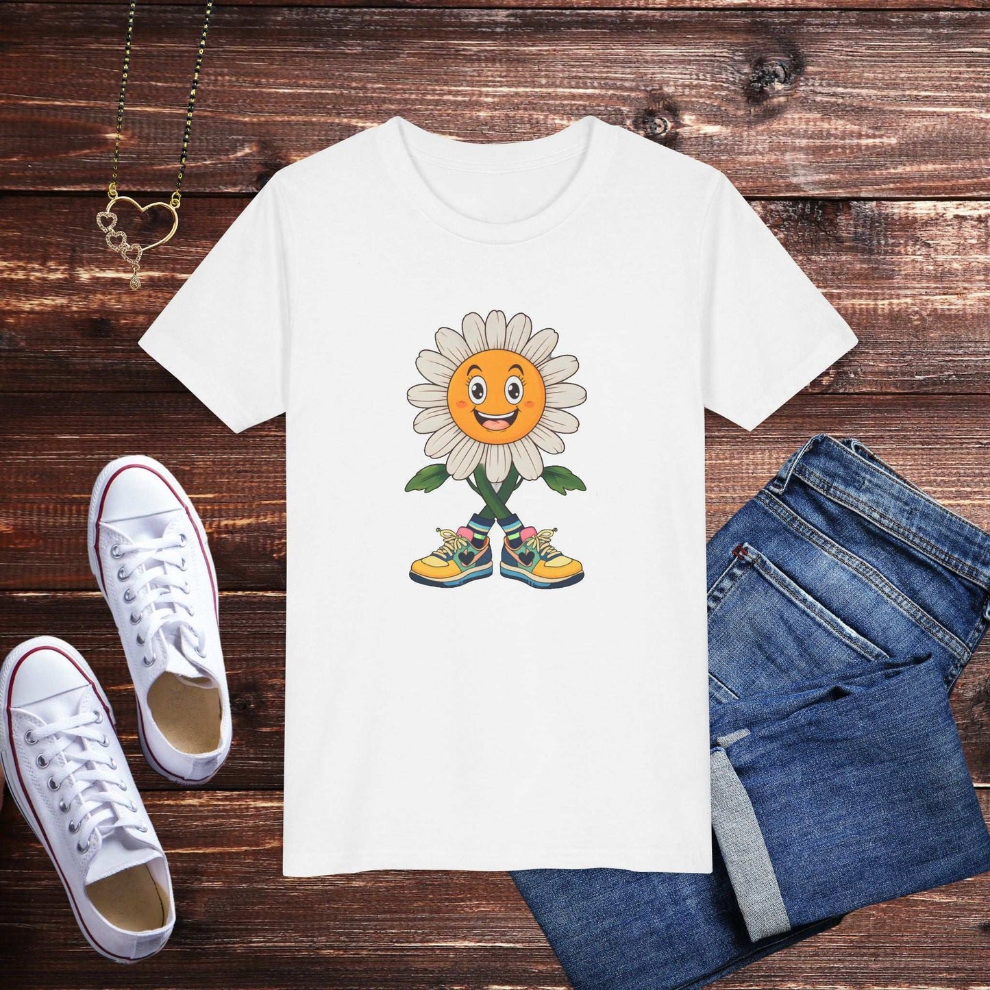 Daisy Smile Youth T-shirt - Fairy Dust Tee Shop