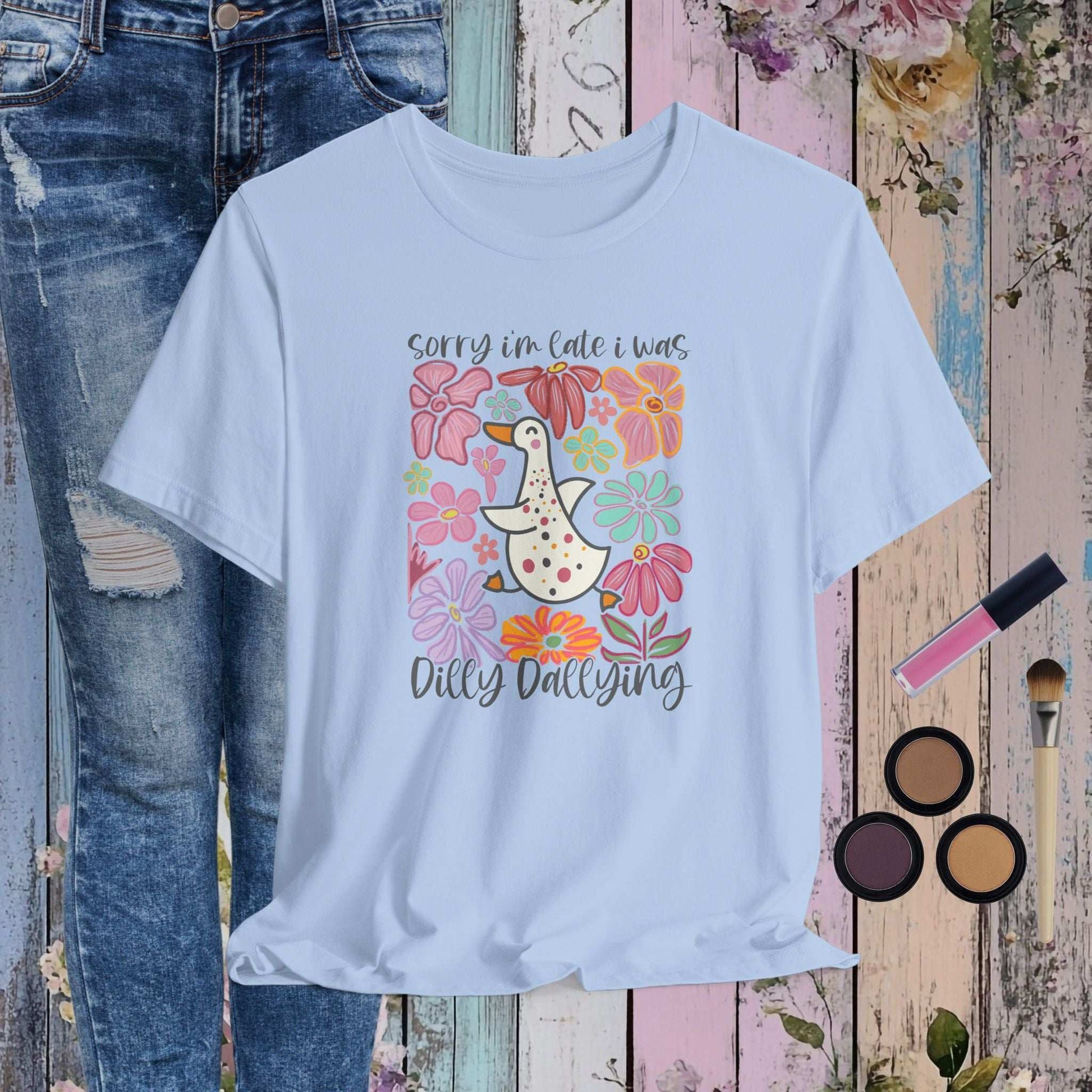 Dilly Dallying Goose T-shirt - Fairy Dust Tee Shop