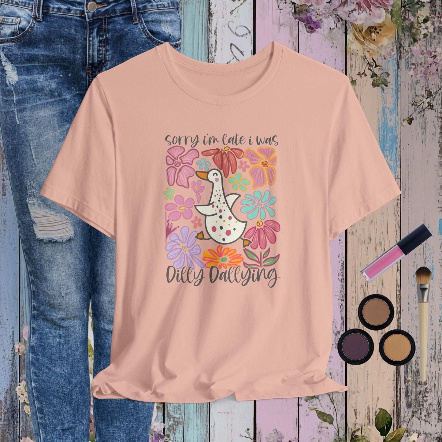 Dilly Dallying Goose T-shirt - Fairy Dust Tee Shop