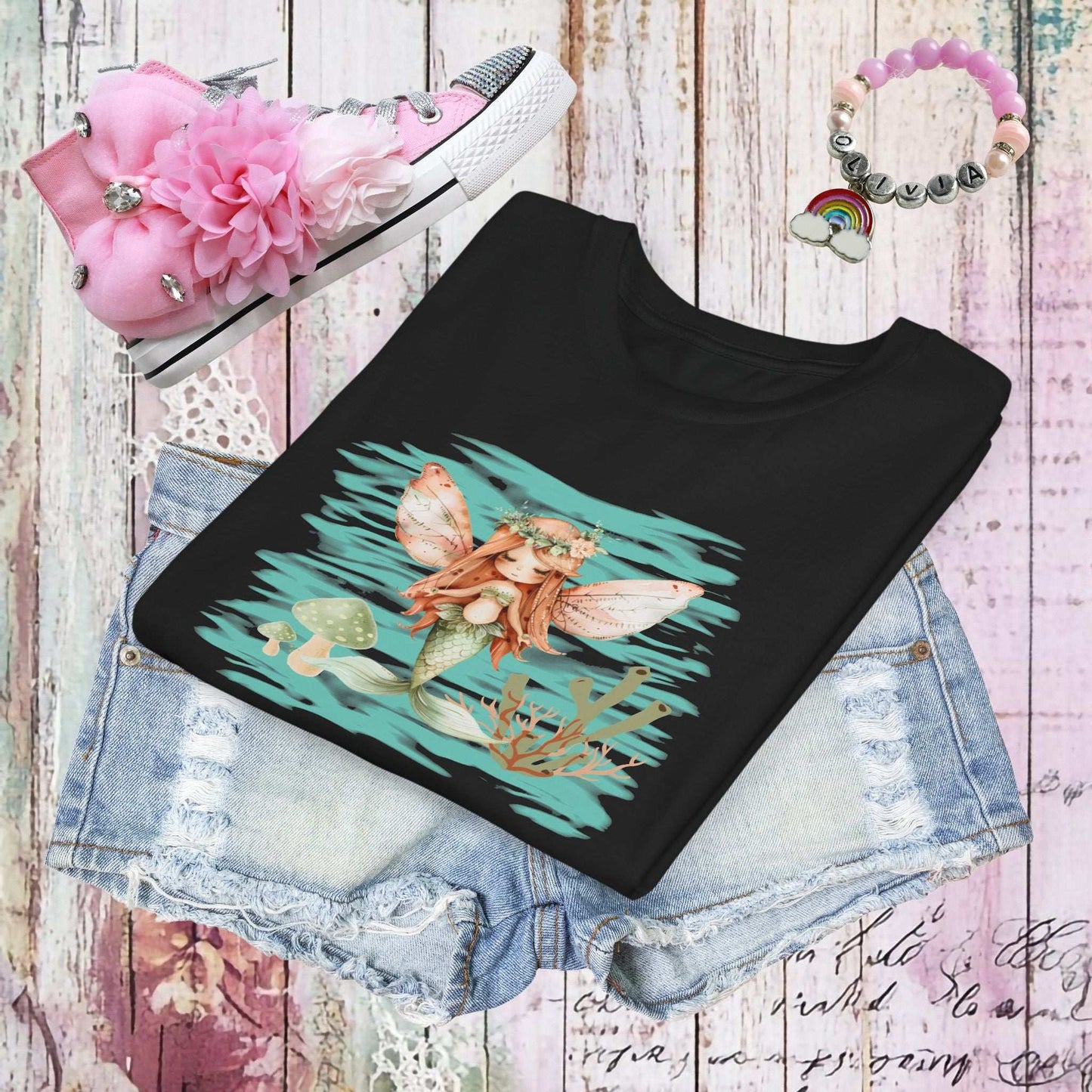 Fairy Mermaid Youth T-Shirt - Fairy Dust Tee Shop