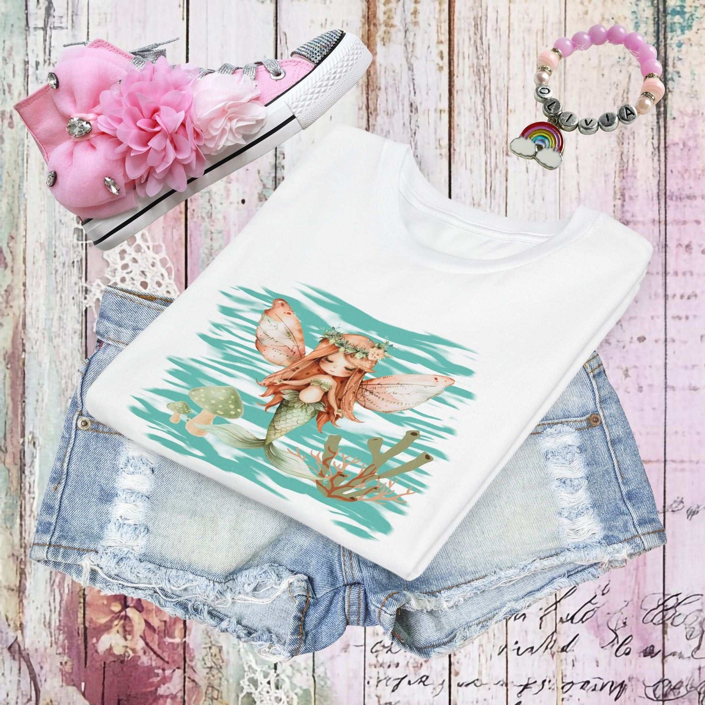 Fairy Mermaid Youth T-Shirt - Fairy Dust Tee Shop