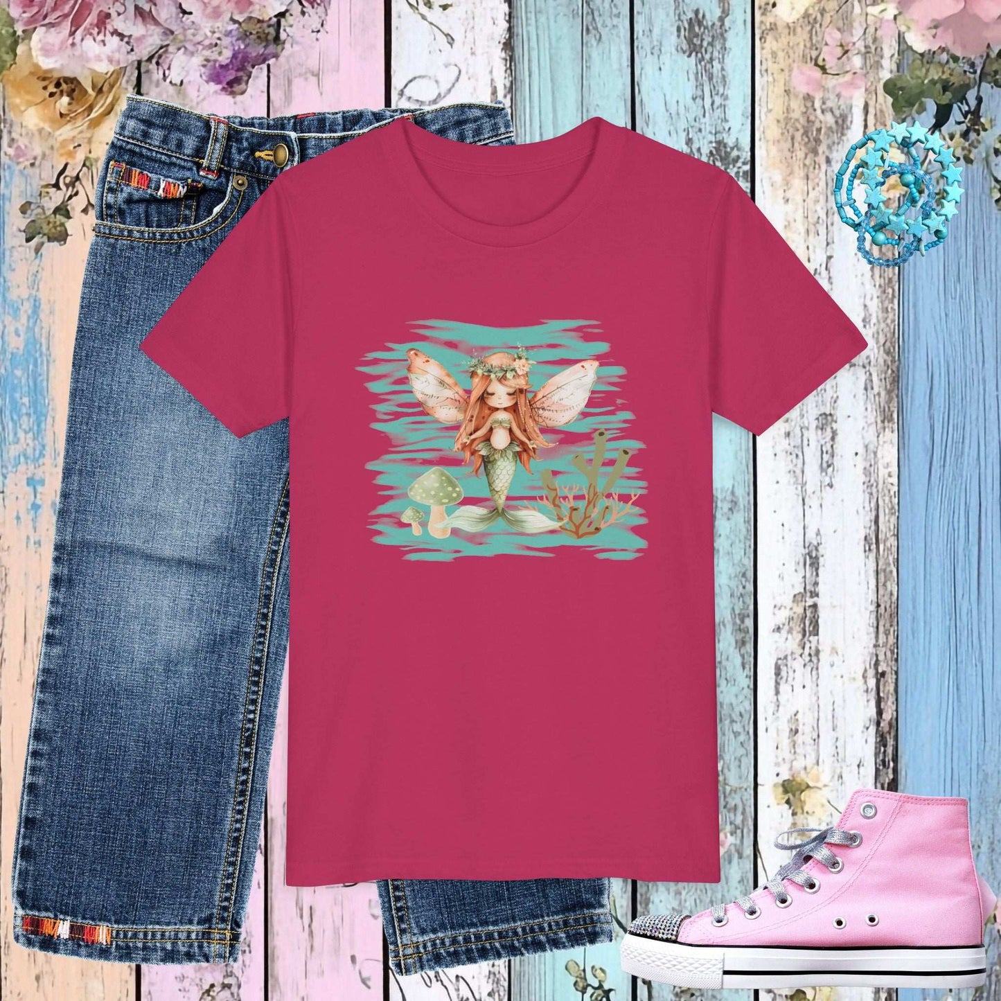 Fairy Mermaid Youth T-Shirt - Fairy Dust Tee Shop