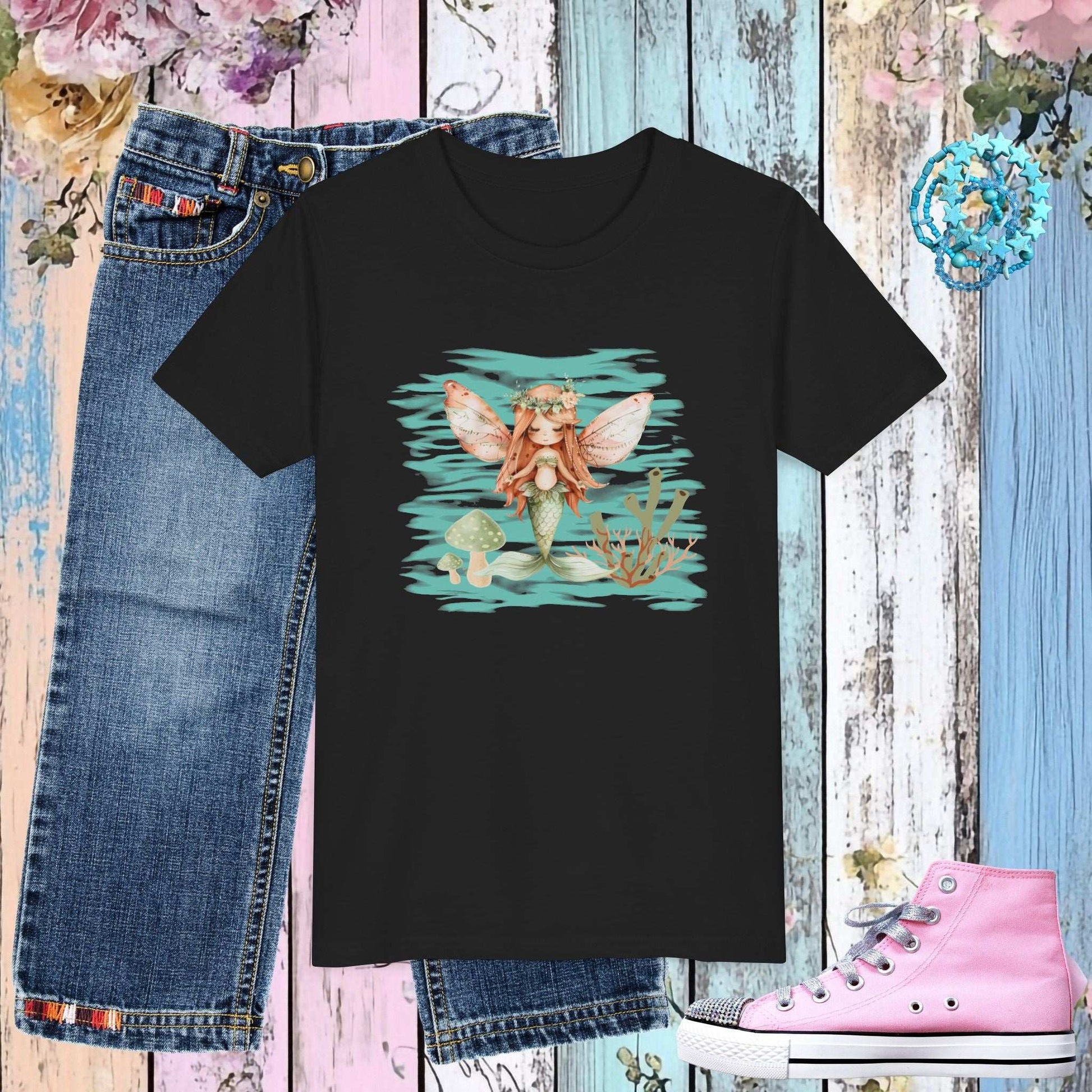 Fairy Mermaid Youth T-Shirt - Fairy Dust Tee Shop