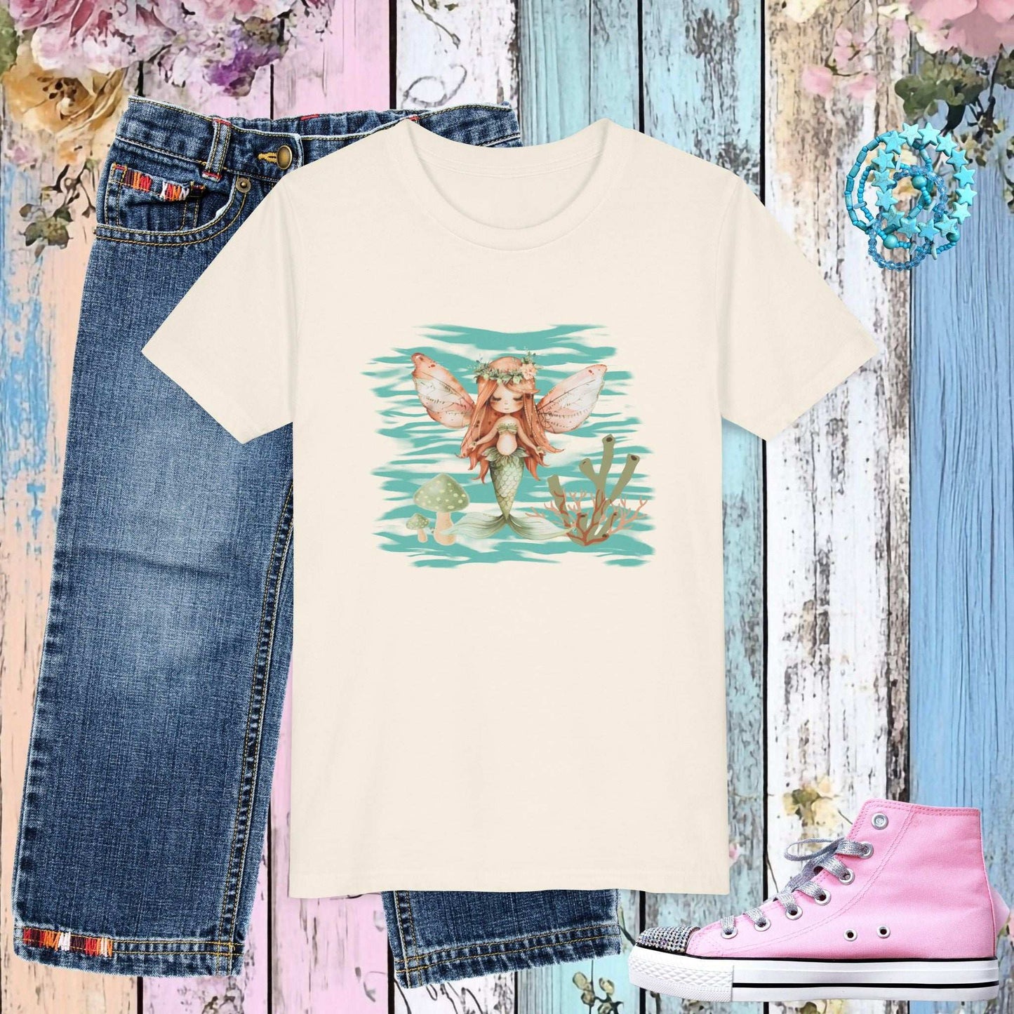 Fairy Mermaid Youth T-Shirt - Fairy Dust Tee Shop