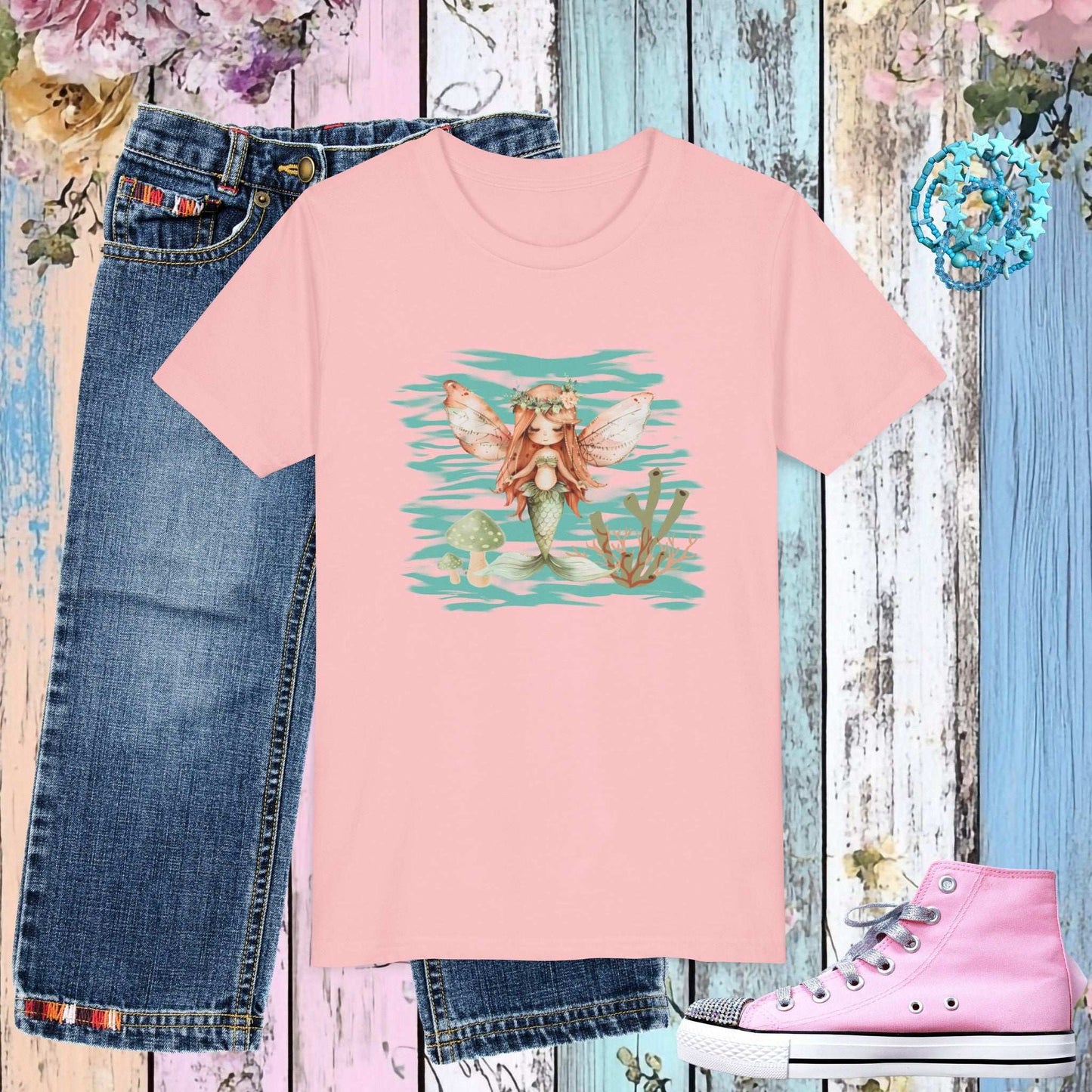 Fairy Mermaid Youth T-Shirt - Fairy Dust Tee Shop